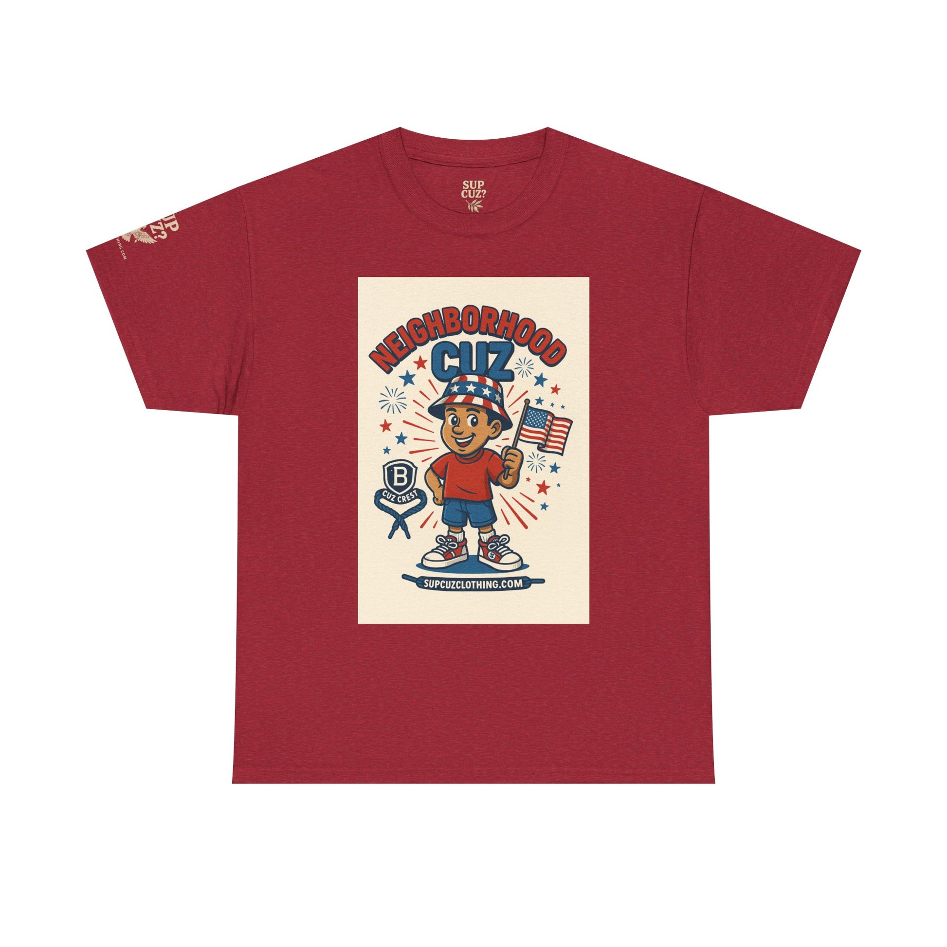 4th of July Launch Tee 4/6 - Unisex Heavy Cotton Tee