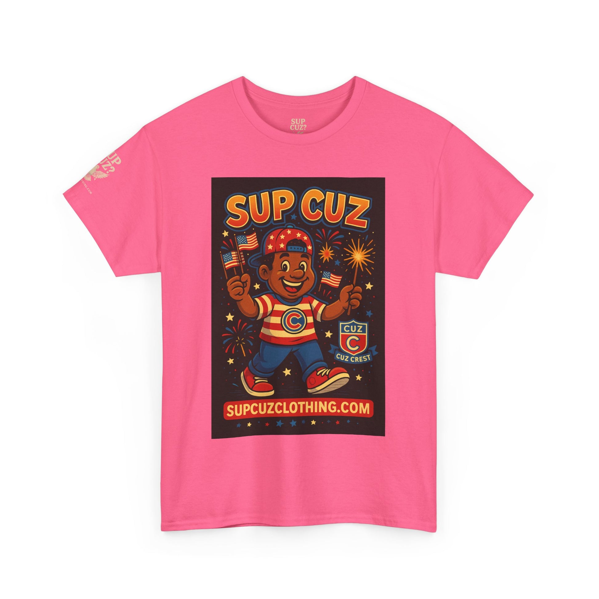 4th of July Launch Tee 3/6 - Unisex Heavy Cotton Tee