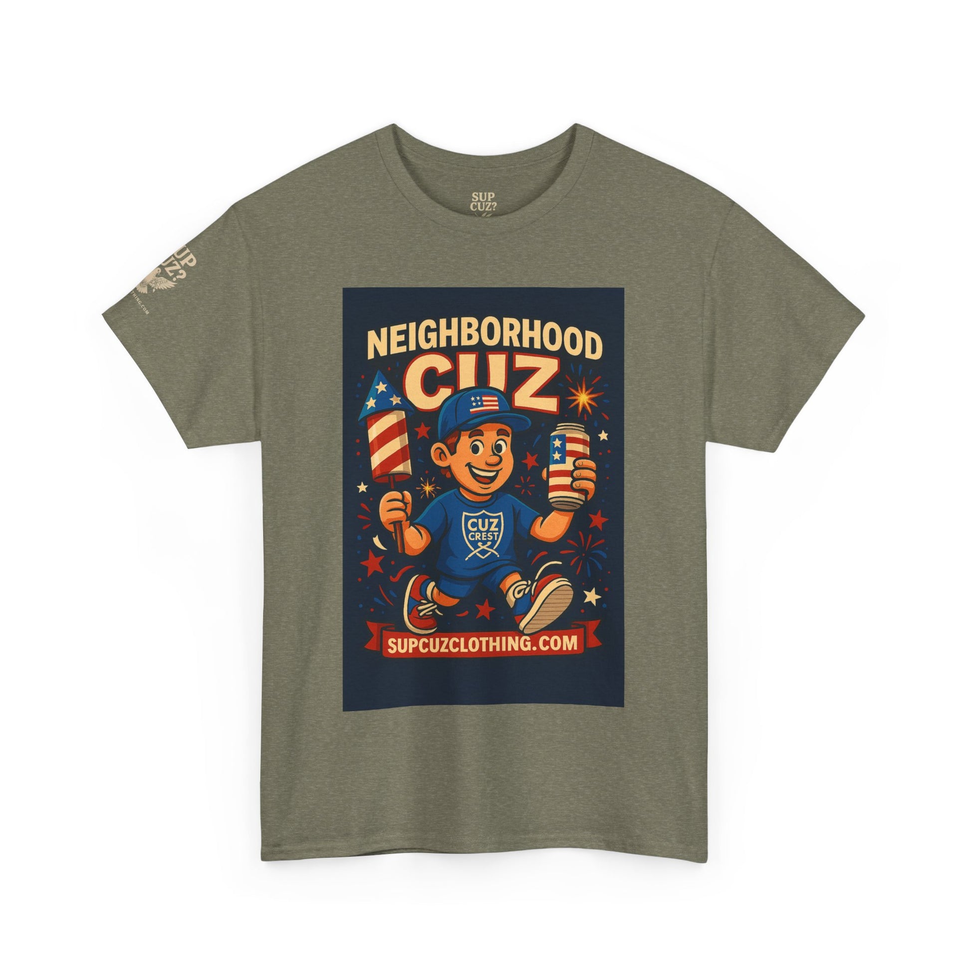 4th of July Launch Tee 5/6 - Unisex Heavy Cotton Tee