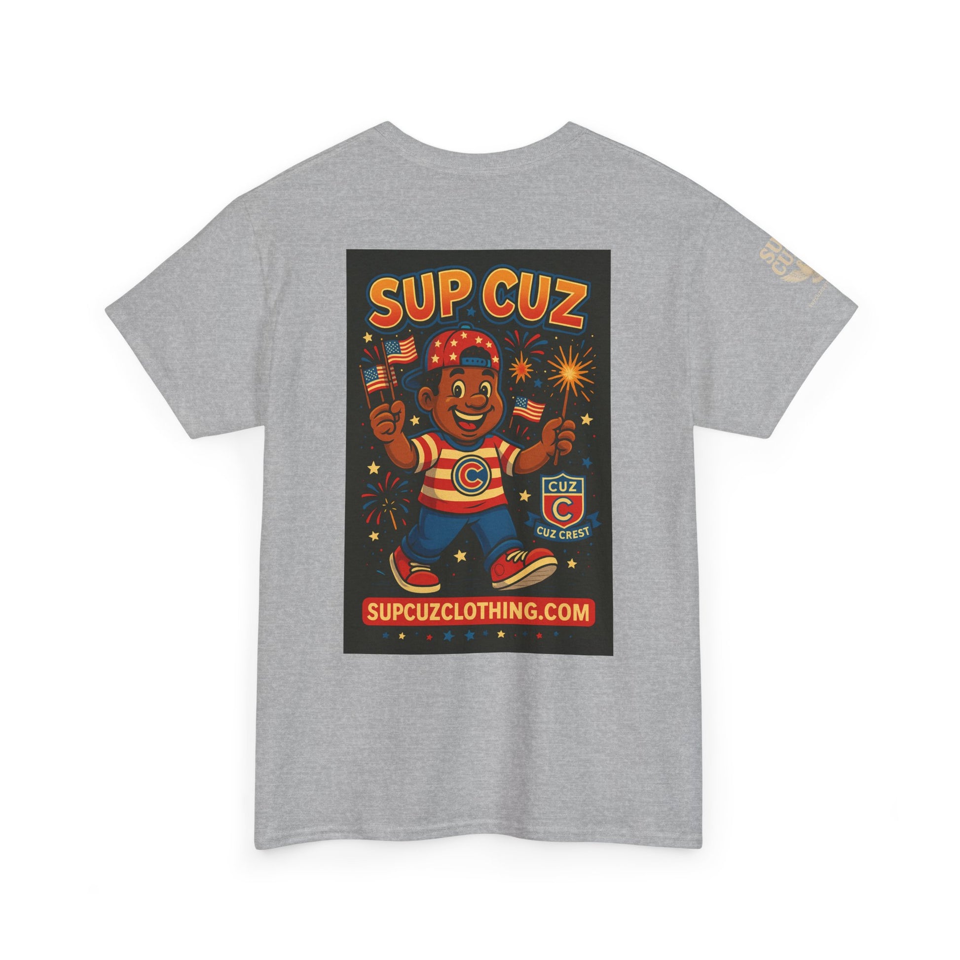 4th of July Launch Tee 3/6 - Unisex Heavy Cotton Tee