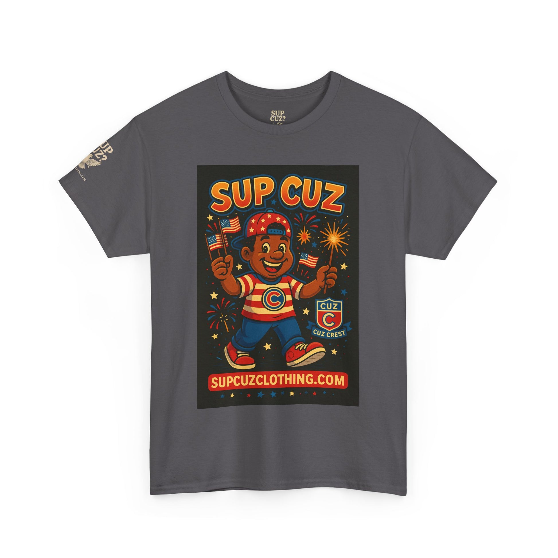 4th of July Launch Tee 3/6 - Unisex Heavy Cotton Tee