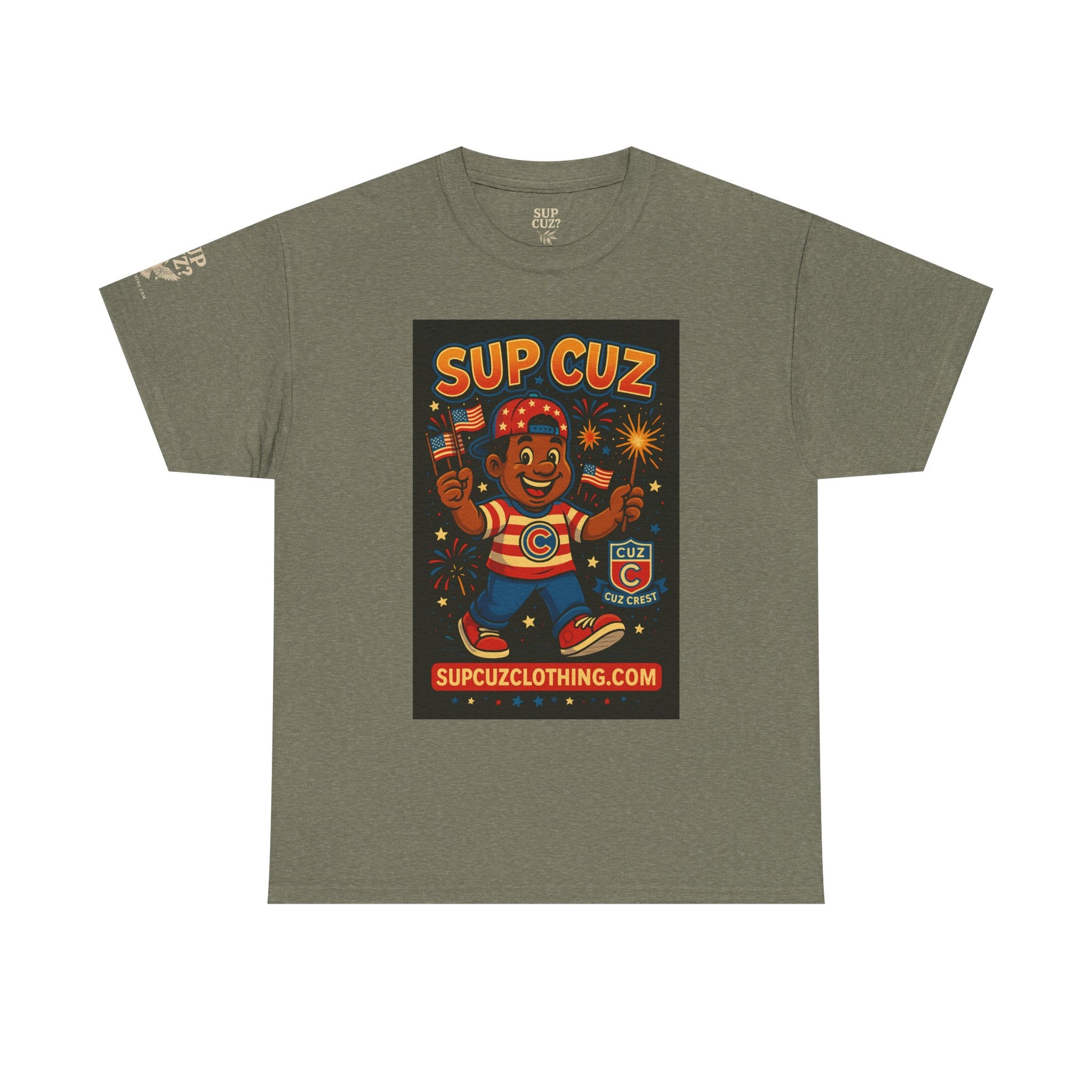 4th of July Launch Tee 3/6 - Unisex Heavy Cotton Tee