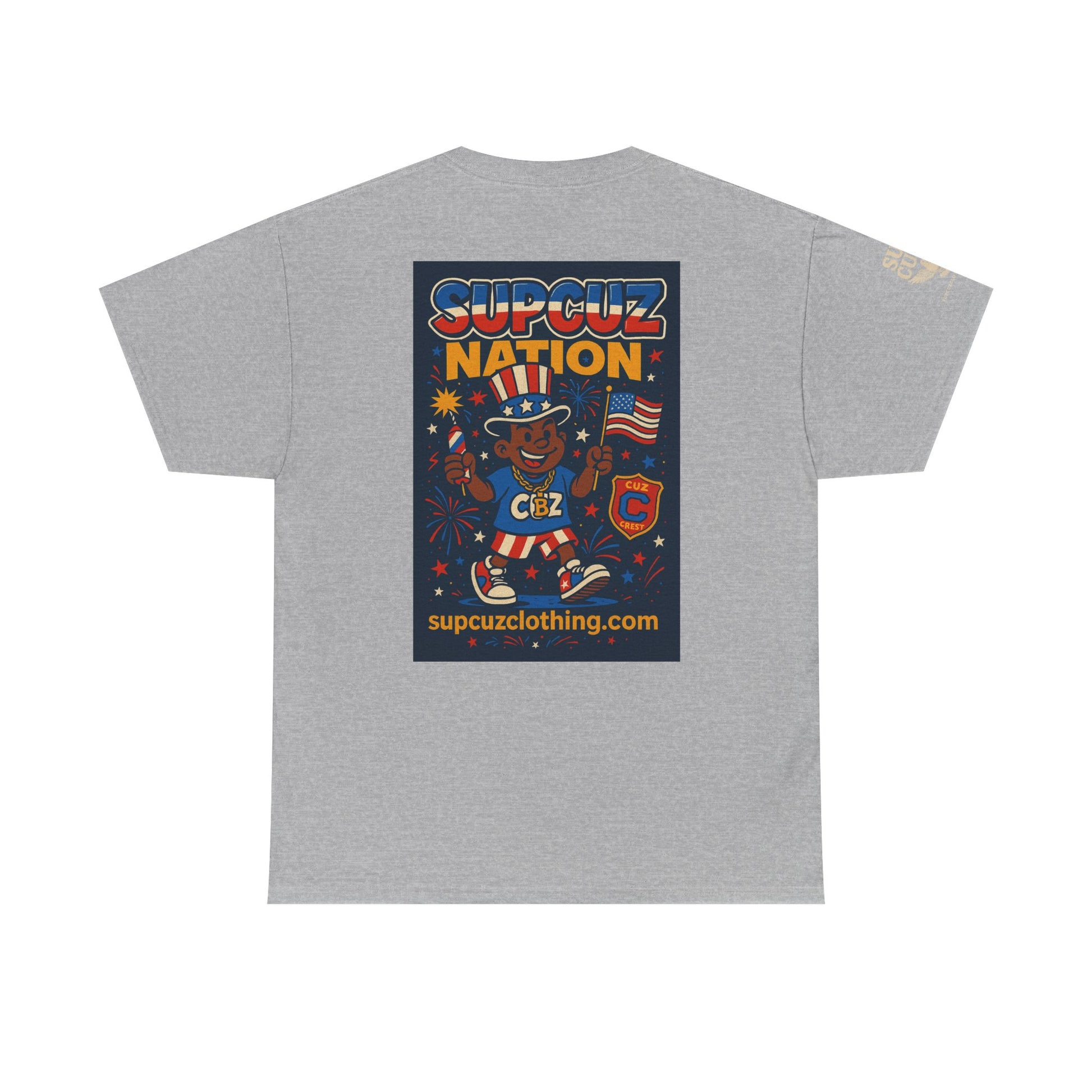 4th of July Launch Tee 1/6 - Unisex Heavy Cotton Tee