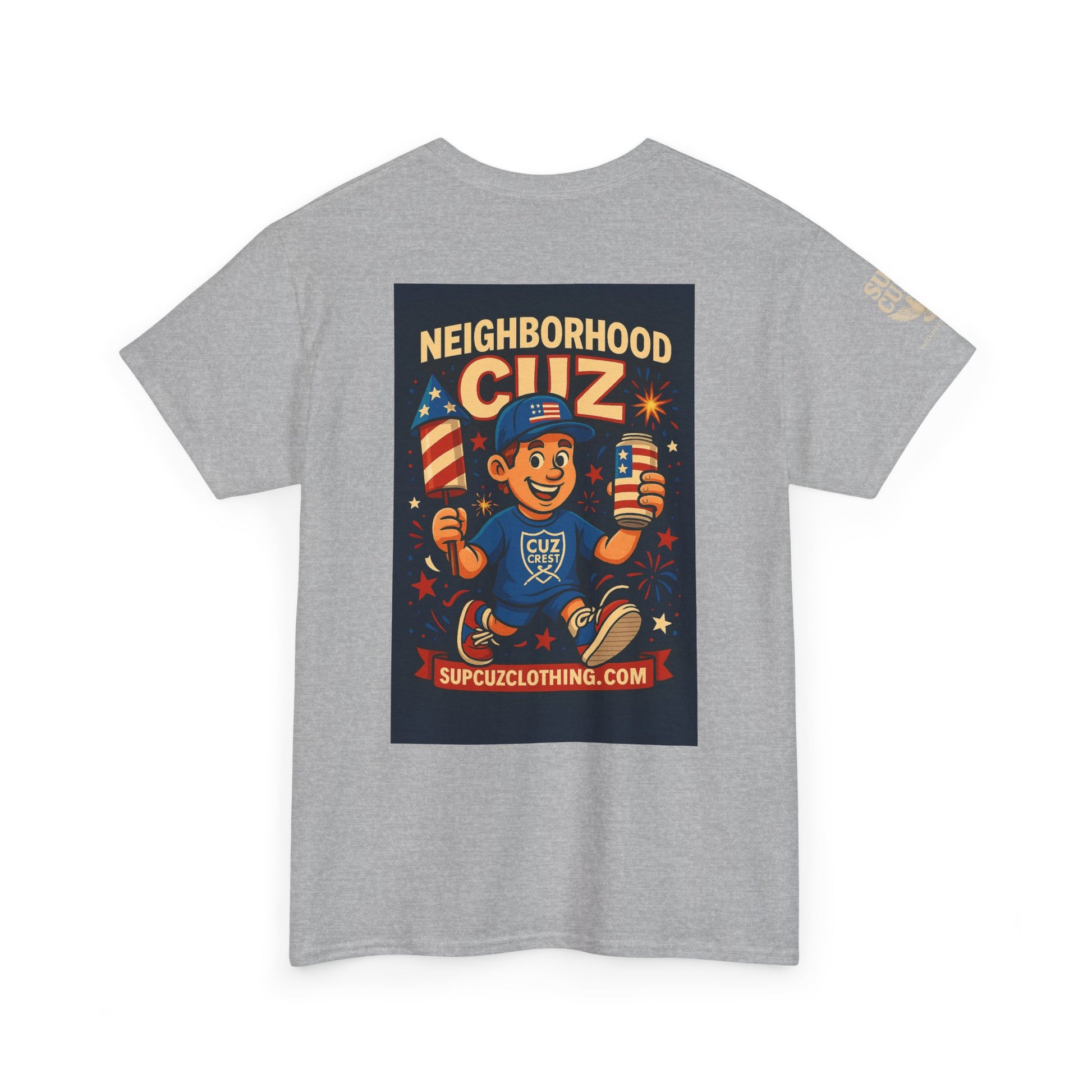 4th of July Launch Tee 5/6 - Unisex Heavy Cotton Tee