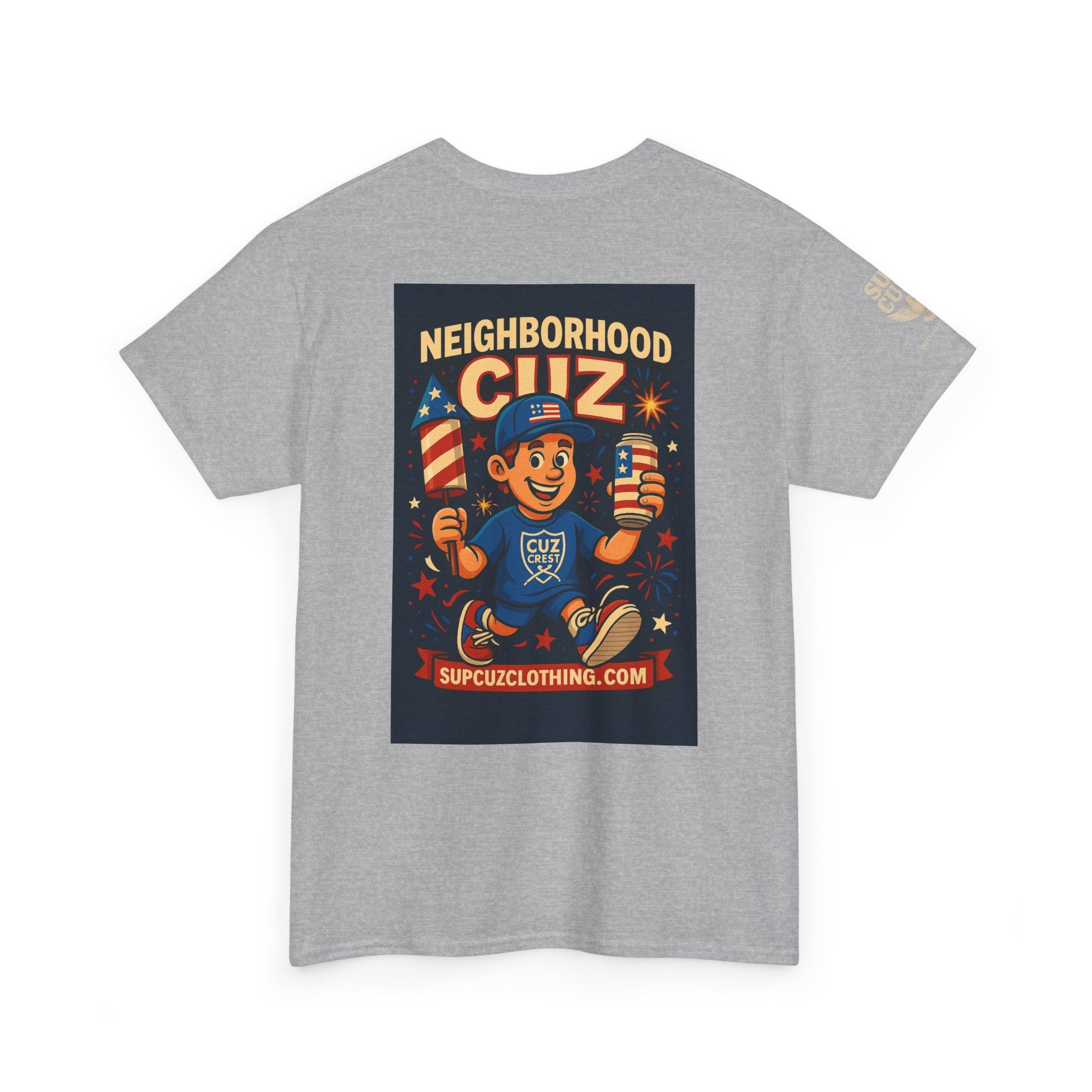 4th of July Launch Tee 5/6 - Unisex Heavy Cotton Tee