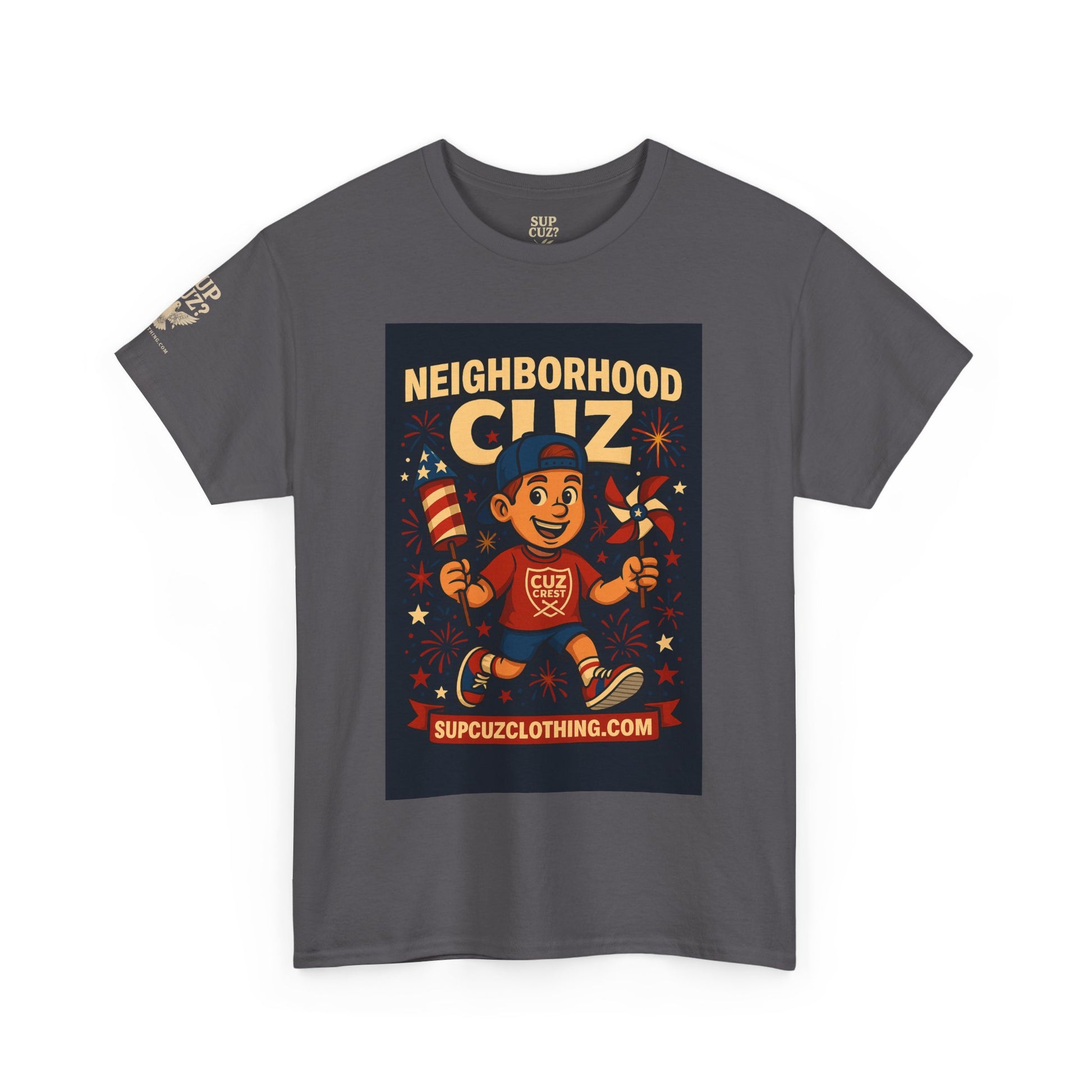4th of July Launch Tee 6/6 - Unisex Heavy Cotton Tee