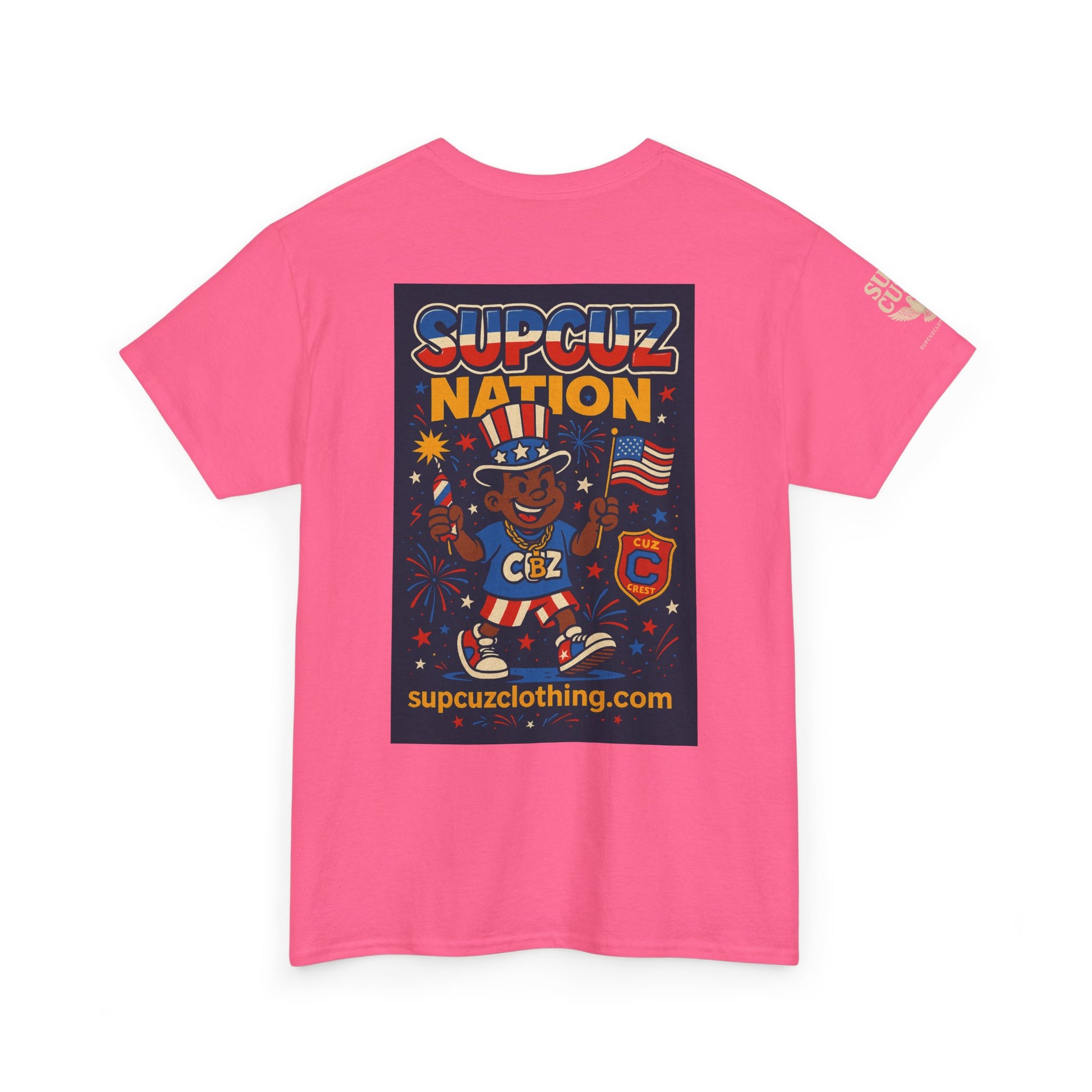 4th of July Launch Tee 1/6 - Unisex Heavy Cotton Tee
