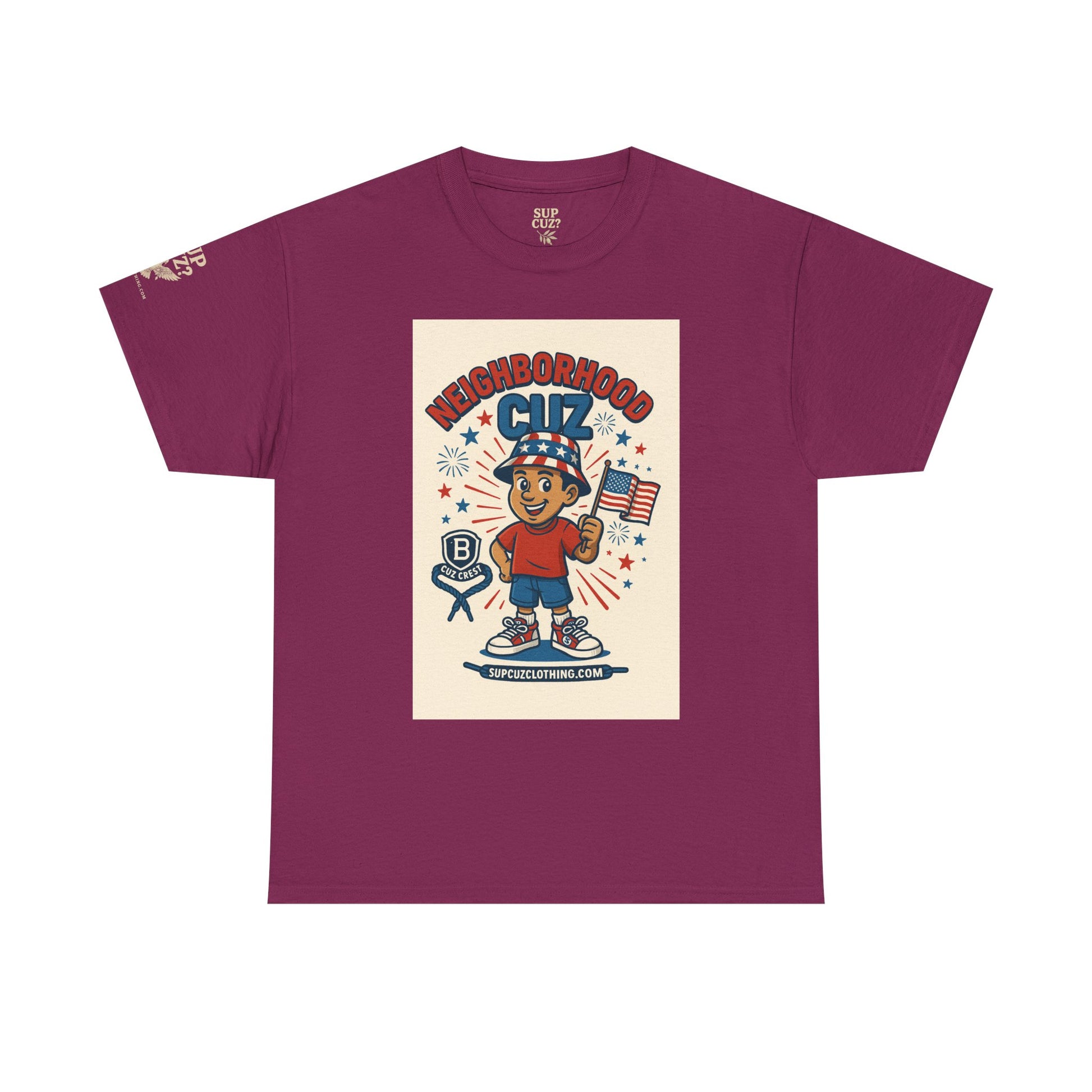 4th of July Launch Tee 4/6 - Unisex Heavy Cotton Tee