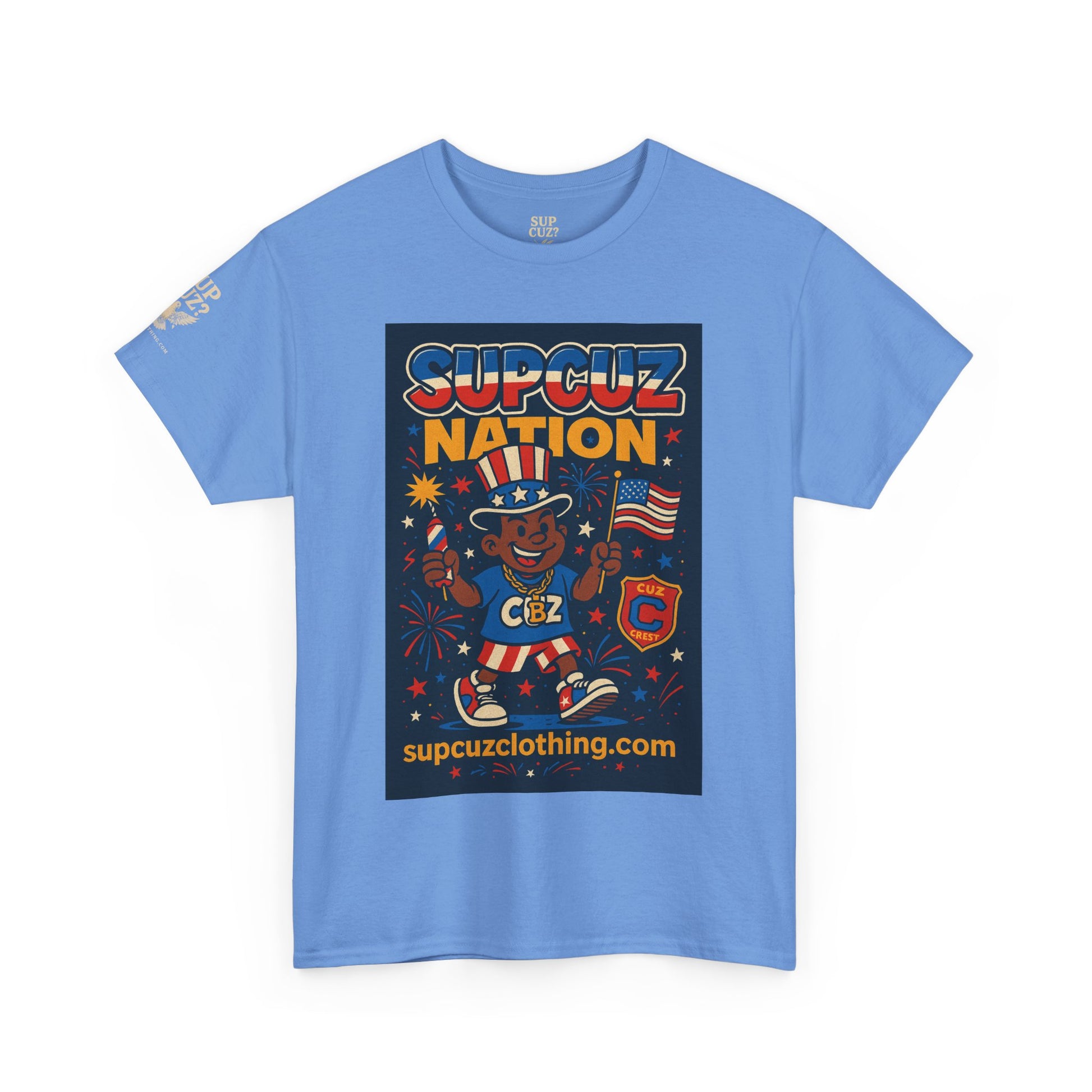 4th of July Launch Tee 1/6 - Unisex Heavy Cotton Tee
