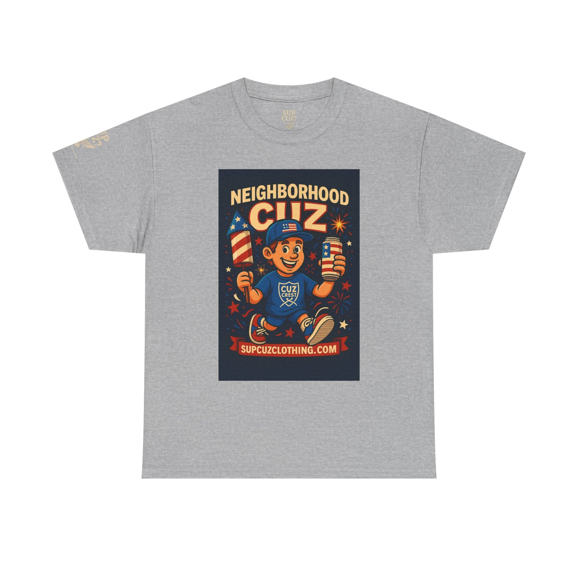 4th of July Launch Tee 5/6 - Unisex Heavy Cotton Tee