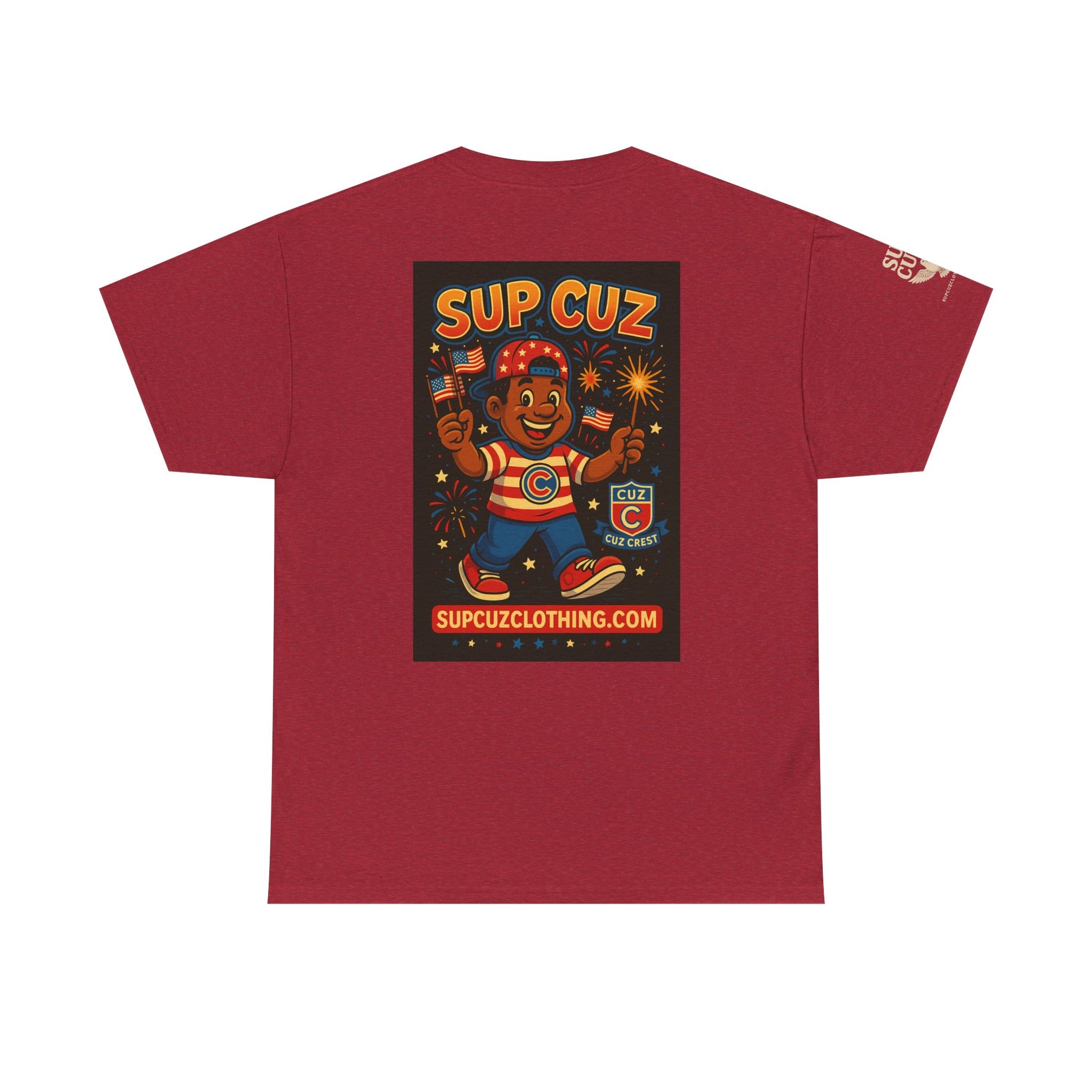 4th of July Launch Tee 3/6 - Unisex Heavy Cotton Tee