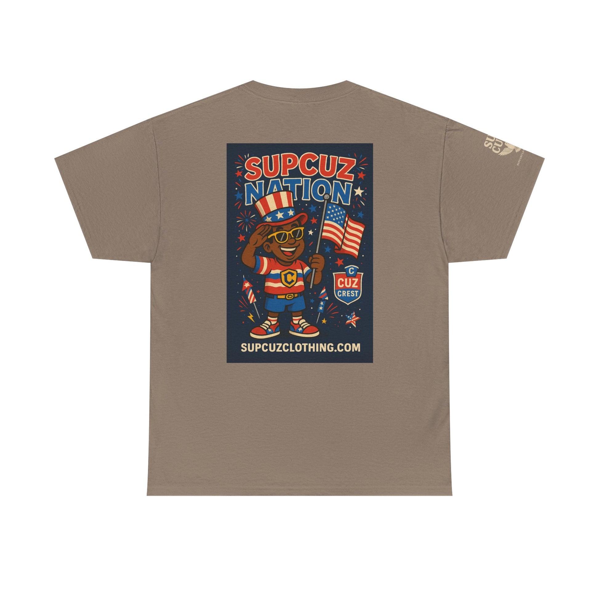 4th of July Launch Tee 2/6 - Unisex Heavy Cotton Tee