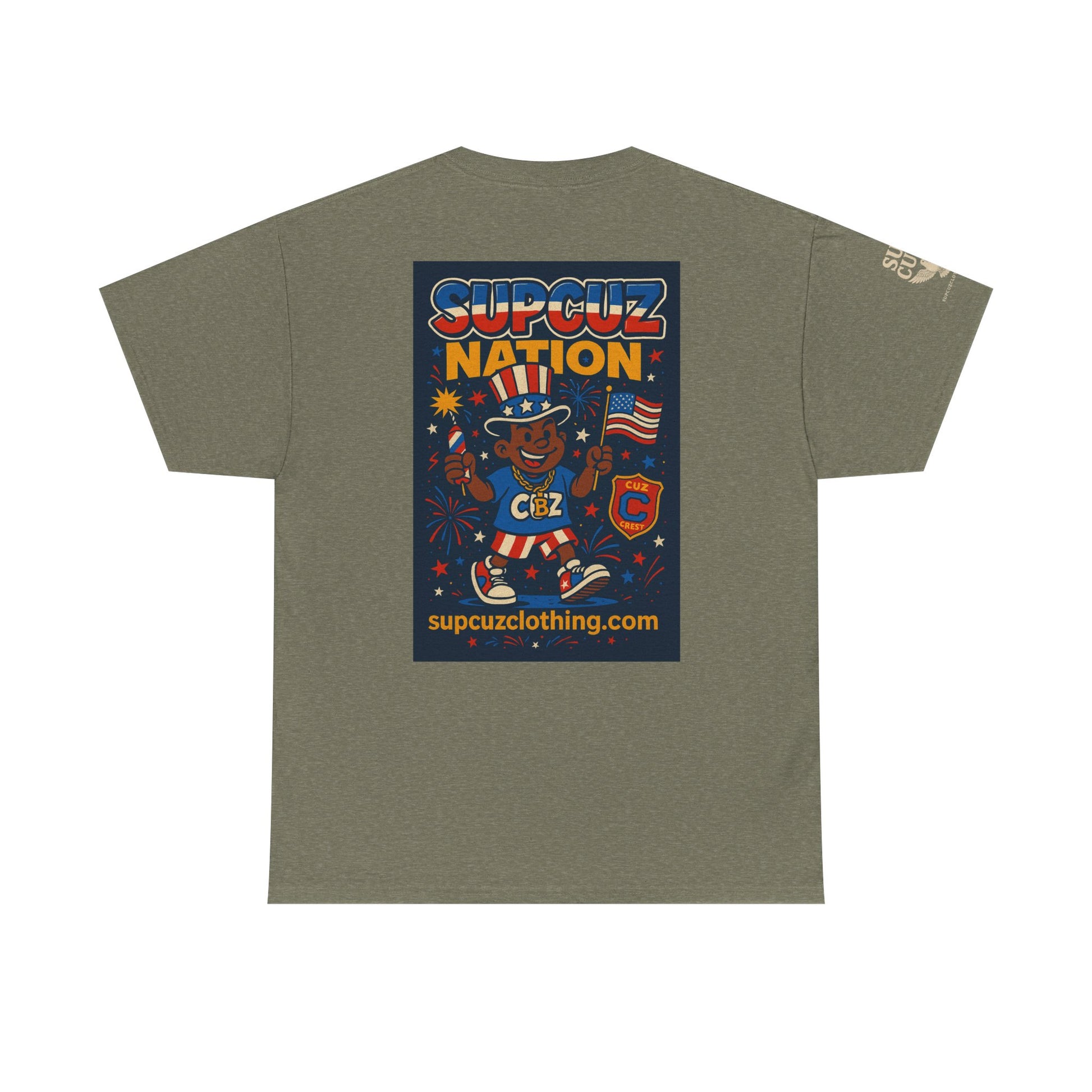 4th of July Launch Tee 1/6 - Unisex Heavy Cotton Tee