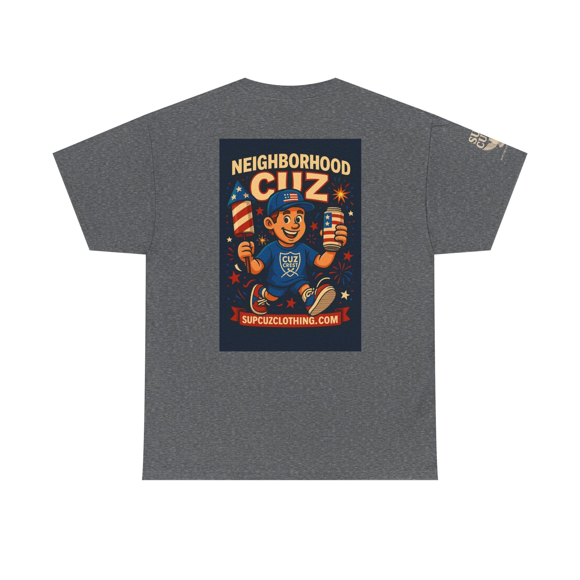 4th of July Launch Tee 5/6 - Unisex Heavy Cotton Tee