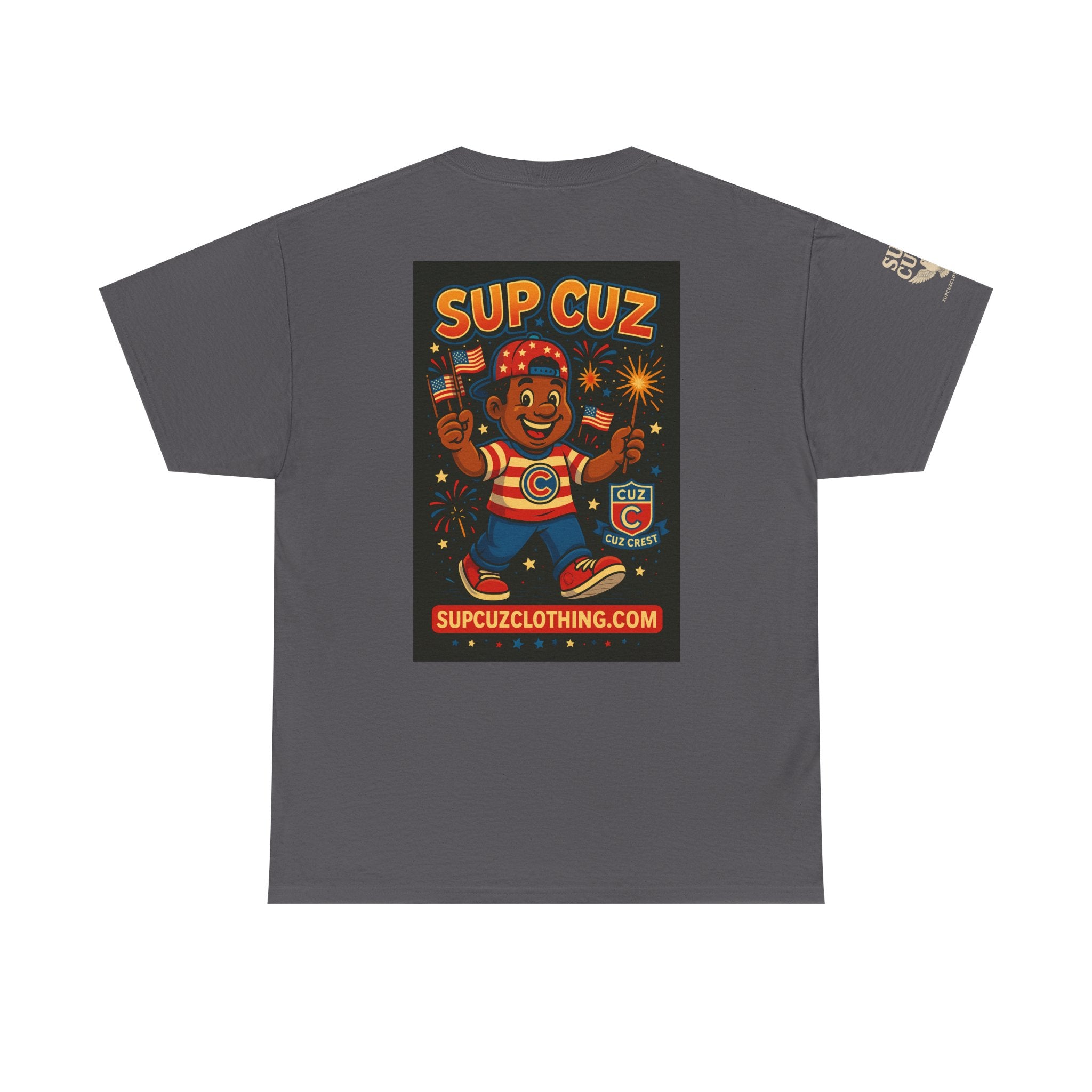 4th of July Launch Tee 3/6 - Unisex Heavy Cotton Tee