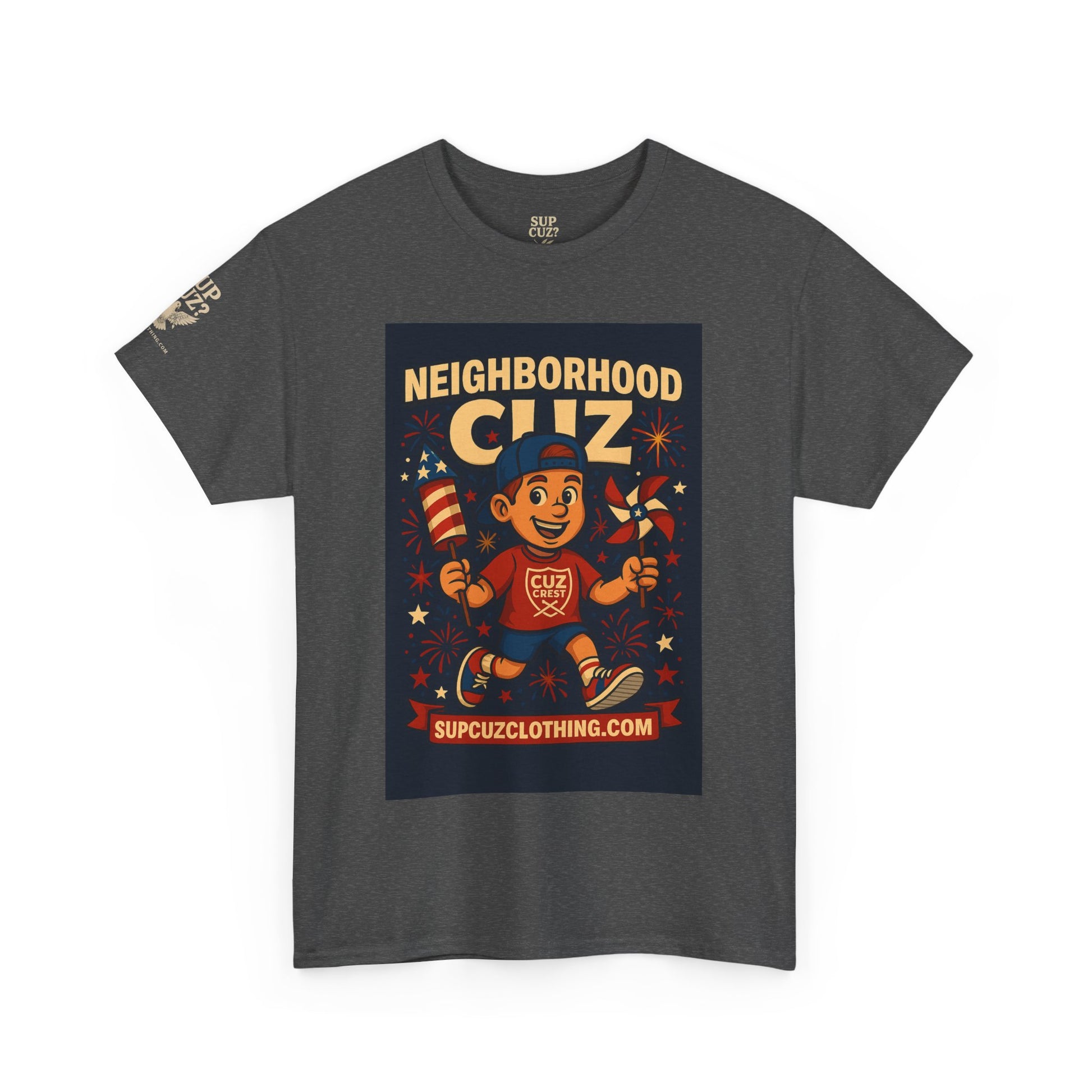 4th of July Launch Tee 6/6 - Unisex Heavy Cotton Tee