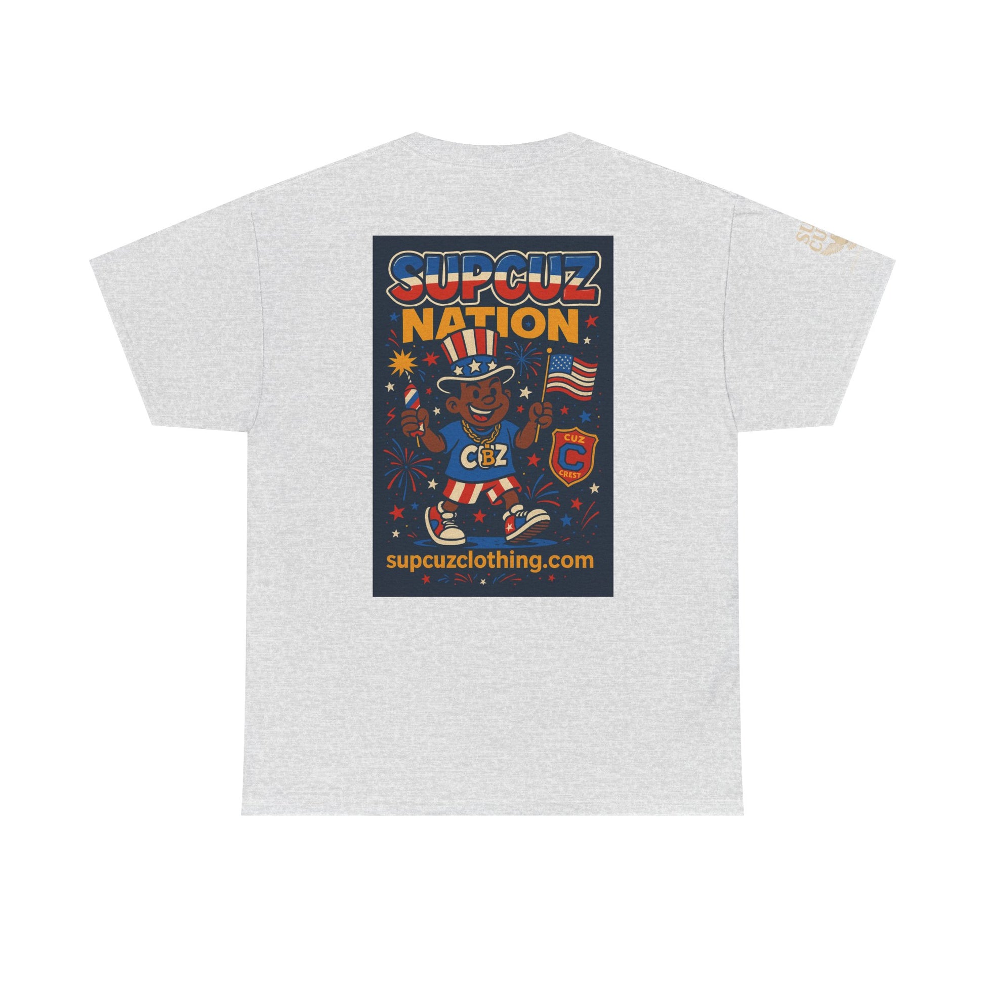 4th of July Launch Tee 1/6 - Unisex Heavy Cotton Tee