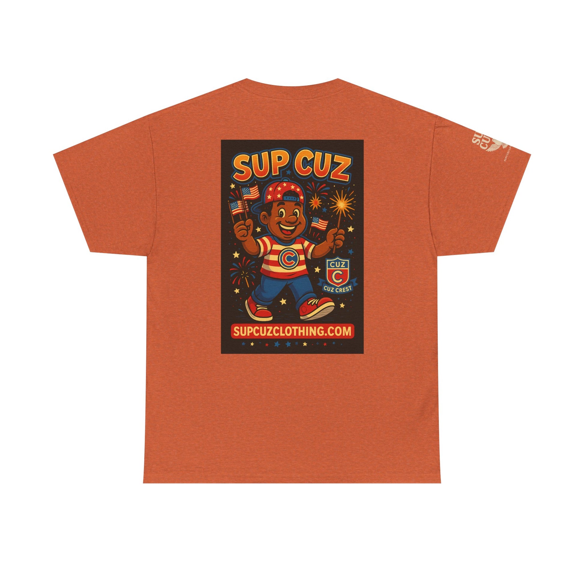 4th of July Launch Tee 3/6 - Unisex Heavy Cotton Tee
