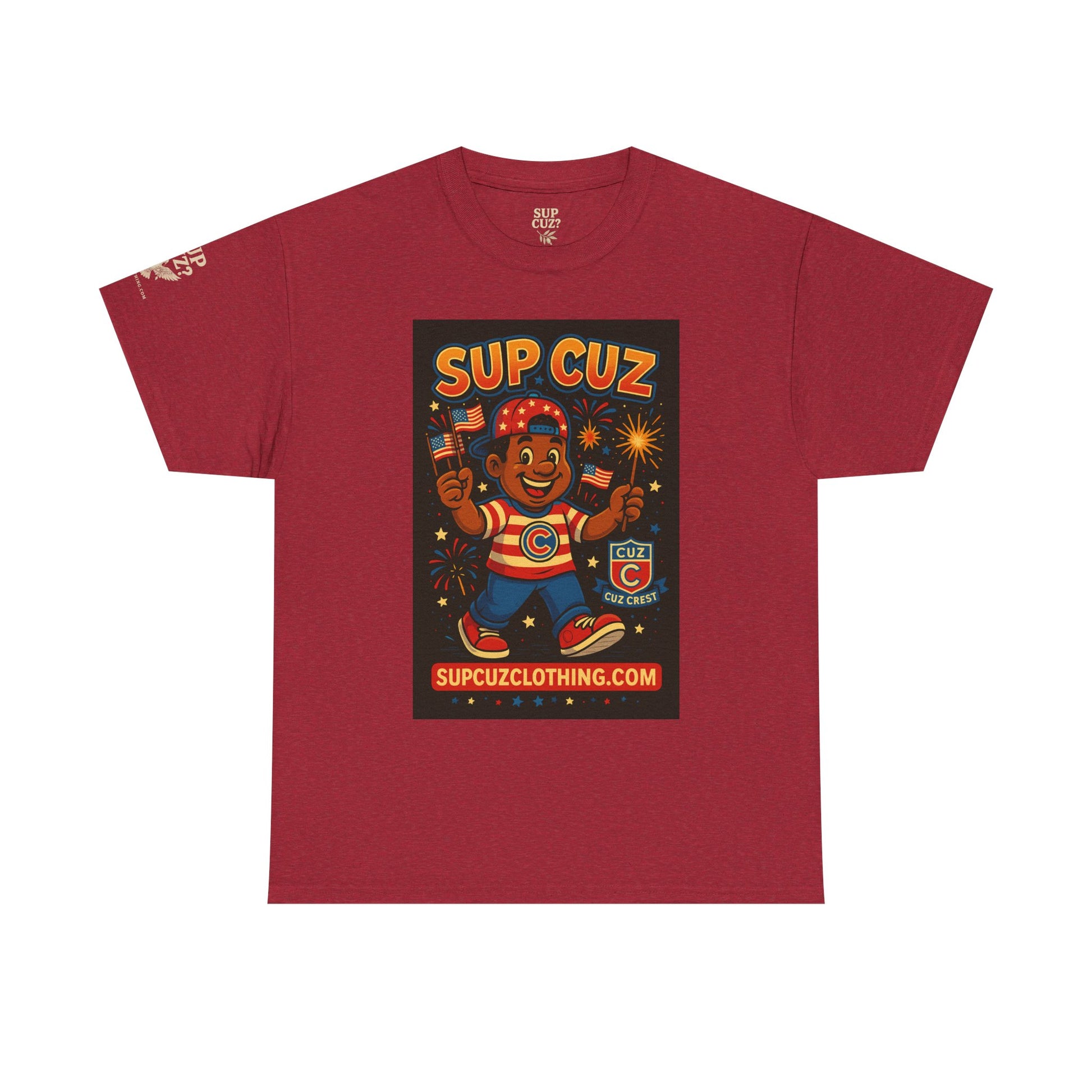 4th of July Launch Tee 3/6 - Unisex Heavy Cotton Tee