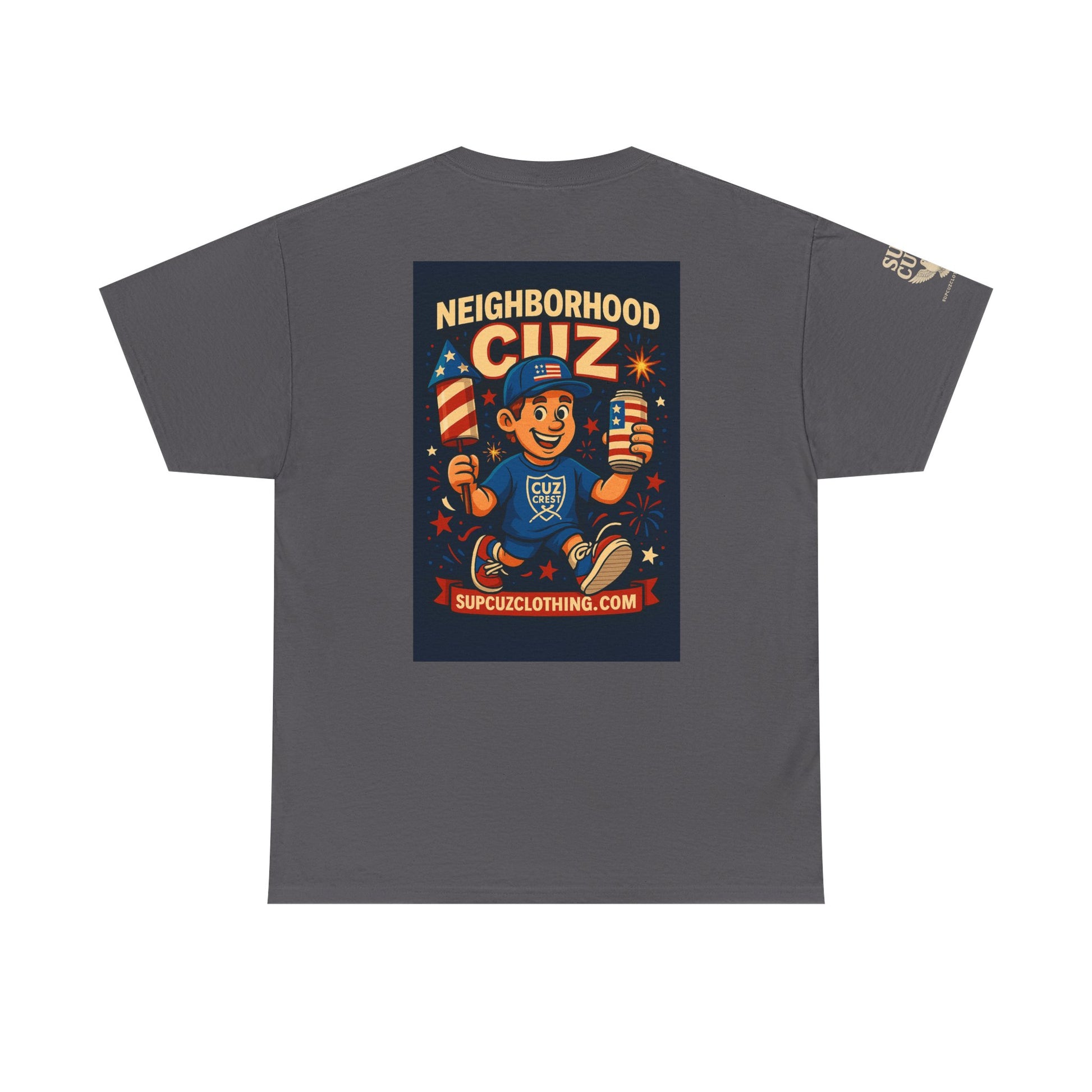 4th of July Launch Tee 5/6 - Unisex Heavy Cotton Tee