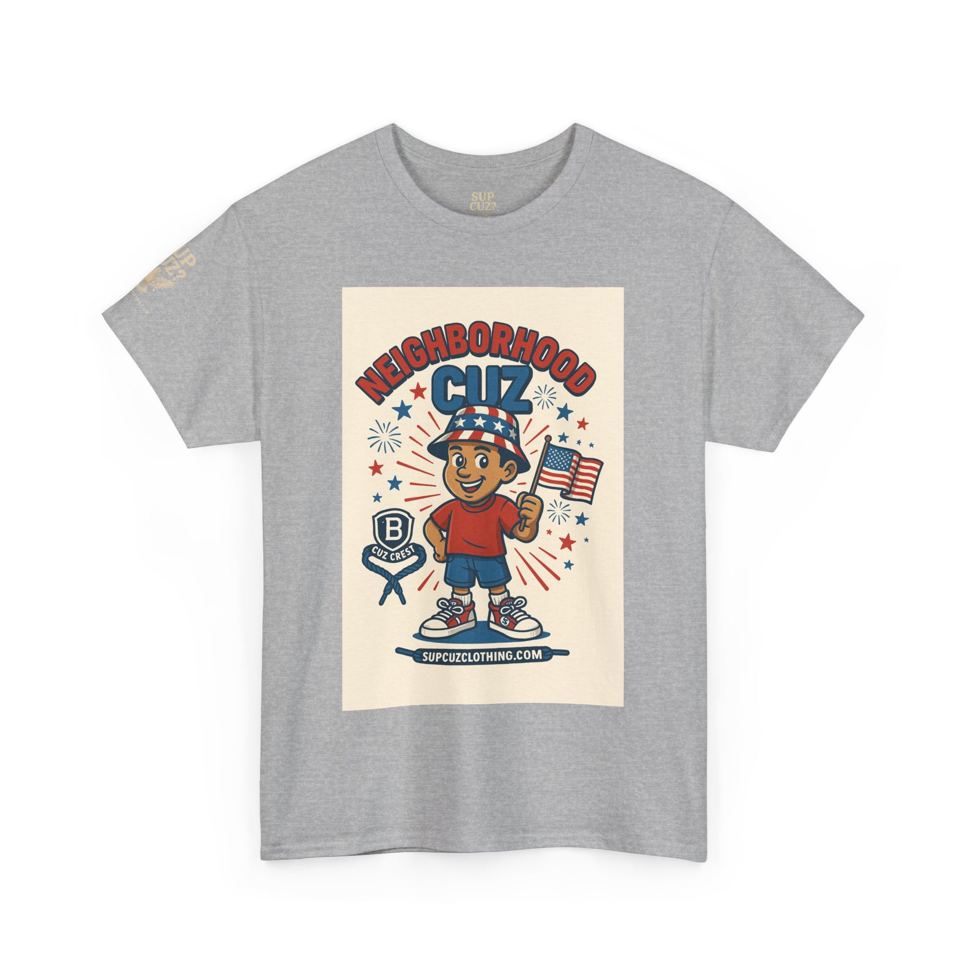 4th of July Launch Tee 4/6 - Unisex Heavy Cotton Tee