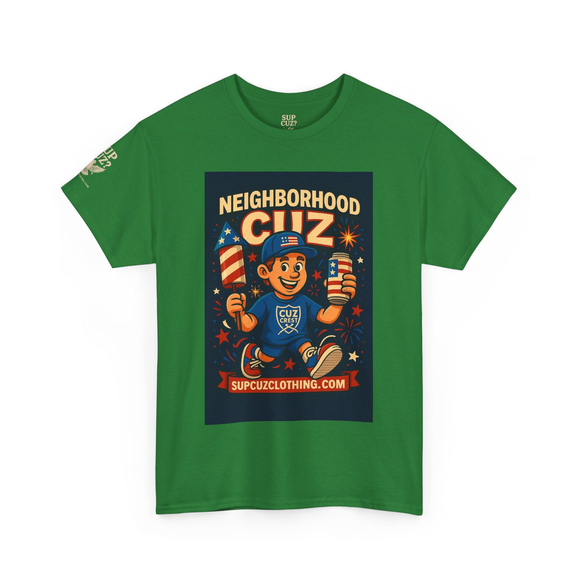 4th of July Launch Tee 5/6 - Unisex Heavy Cotton Tee