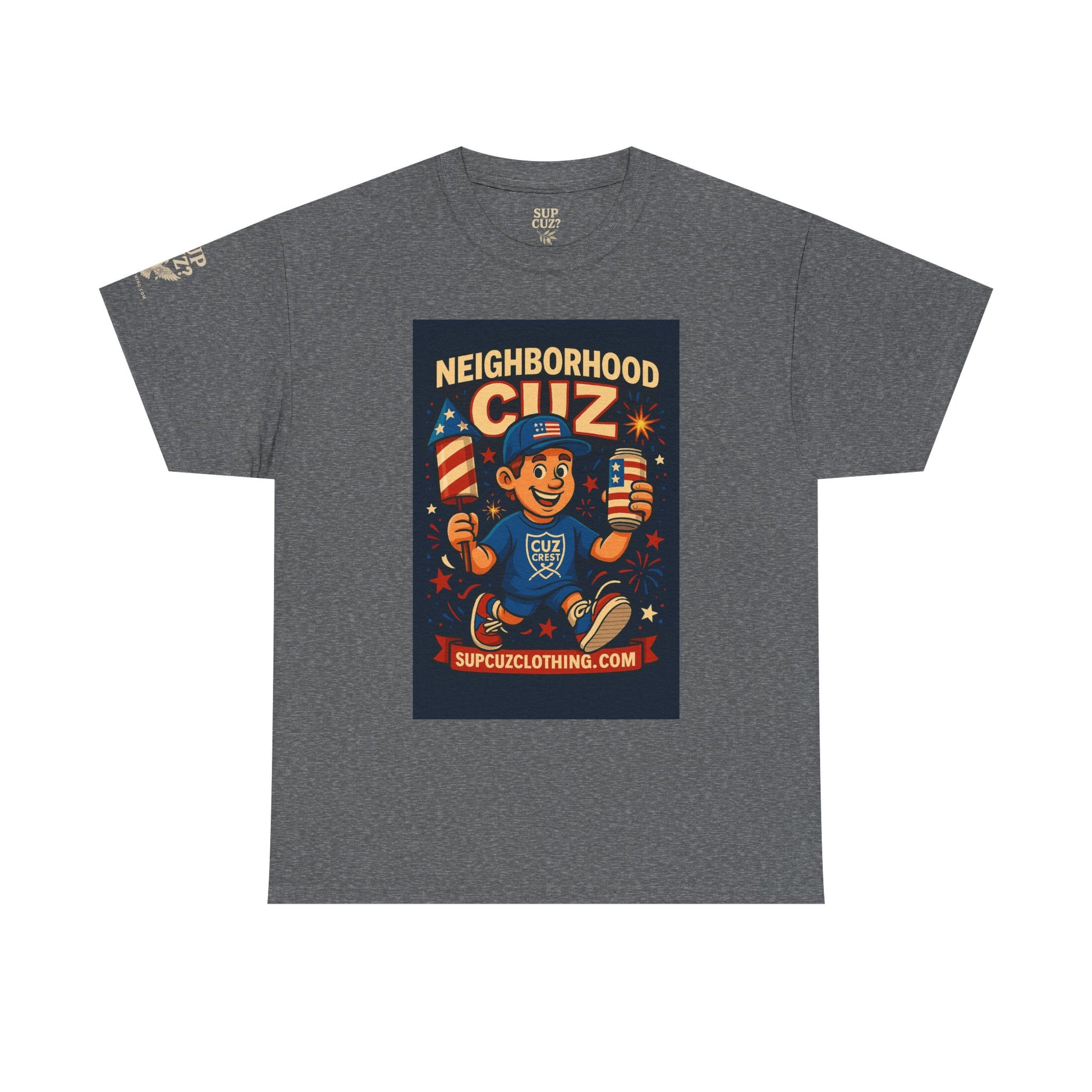 4th of July Launch Tee 5/6 - Unisex Heavy Cotton Tee
