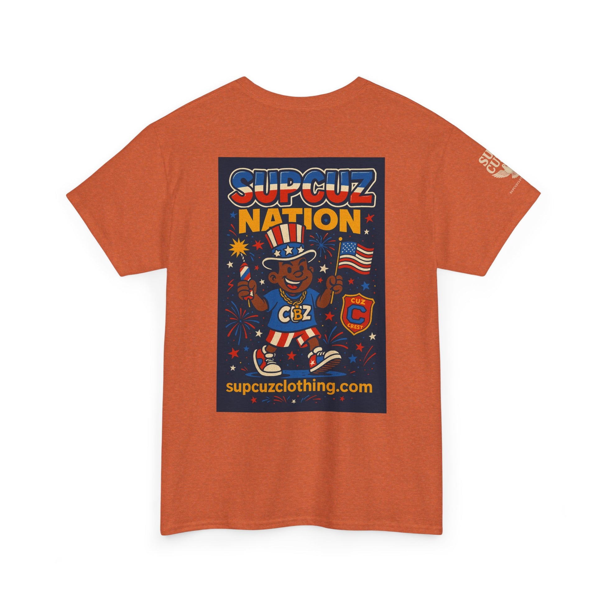 4th of July Launch Tee 1/6 - Unisex Heavy Cotton Tee