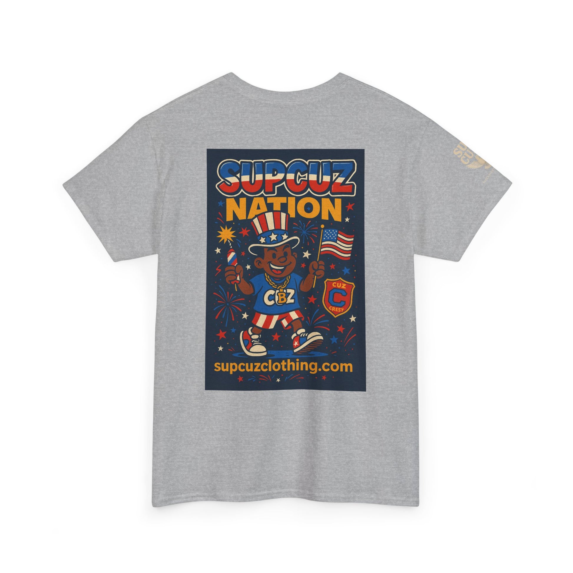 4th of July Launch Tee 1/6 - Unisex Heavy Cotton Tee