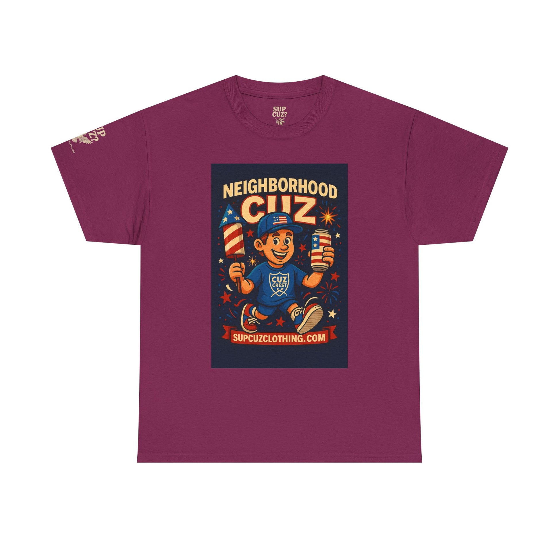 4th of July Launch Tee 5/6 - Unisex Heavy Cotton Tee