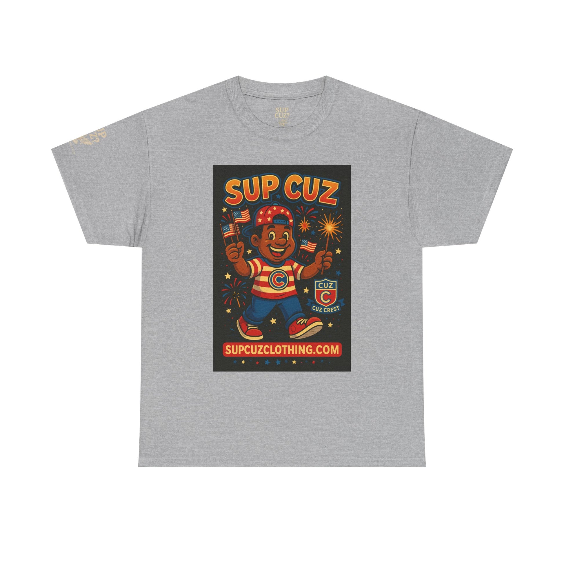 4th of July Launch Tee 3/6 - Unisex Heavy Cotton Tee
