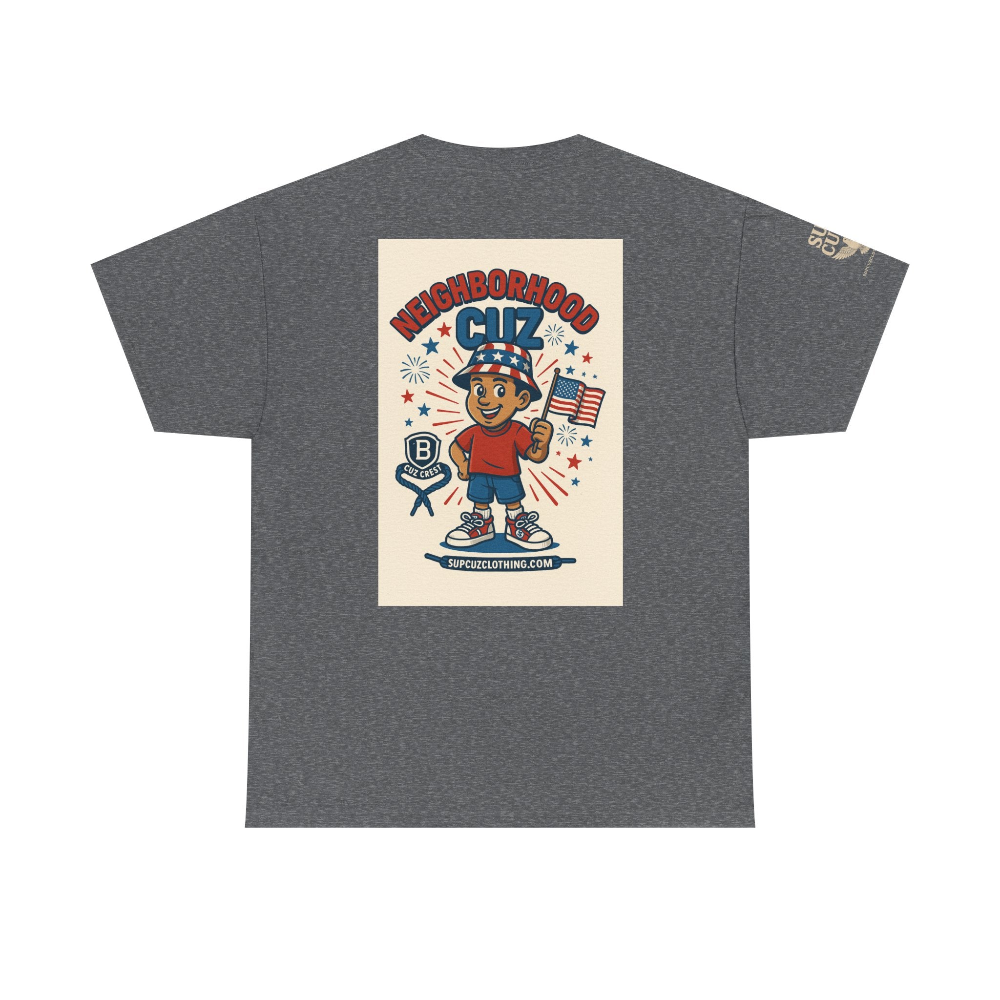 4th of July Launch Tee 4/6 - Unisex Heavy Cotton Tee