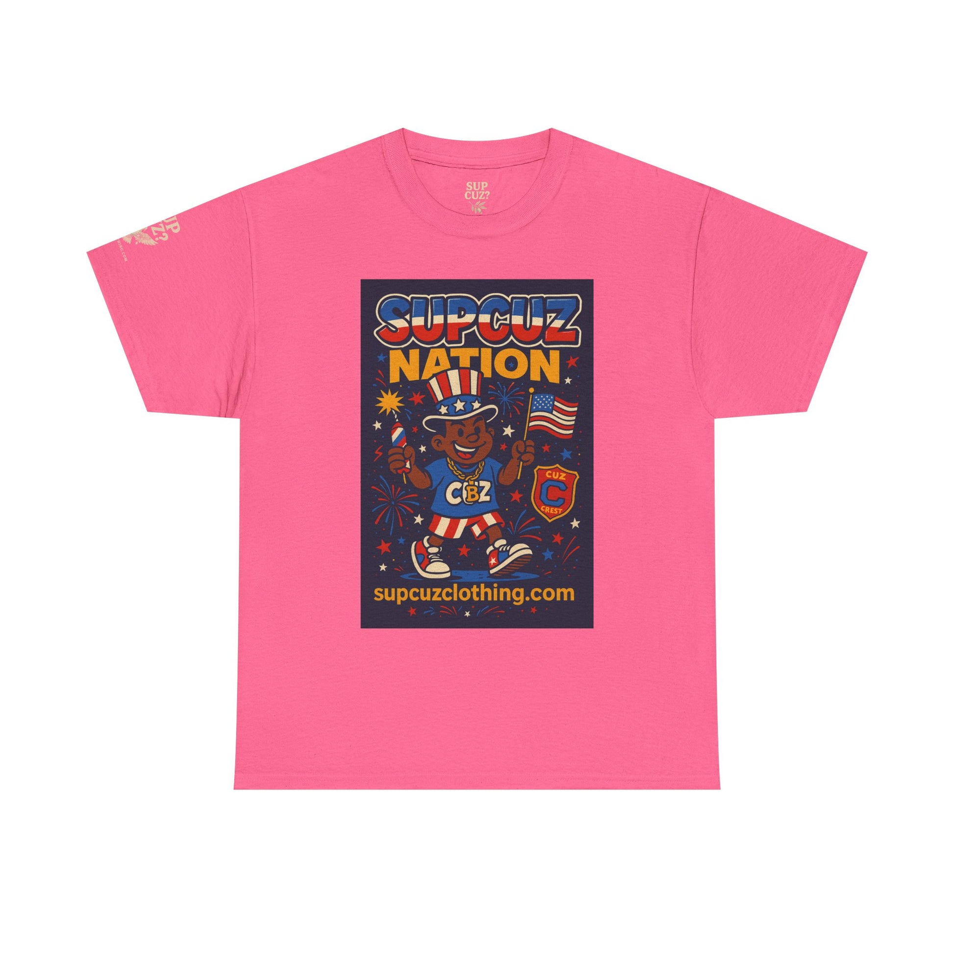 4th of July Launch Tee 1/6 - Unisex Heavy Cotton Tee