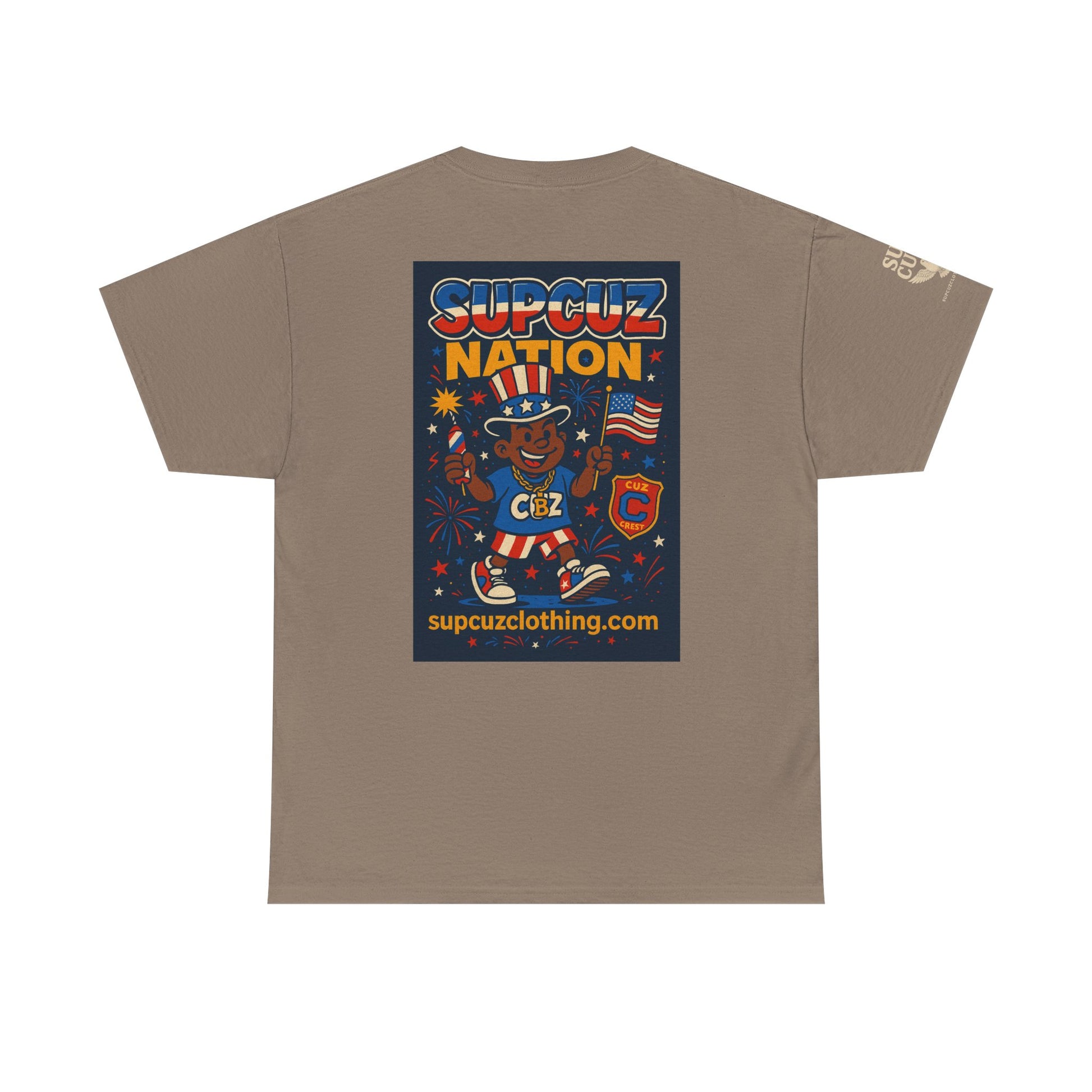 4th of July Launch Tee 1/6 - Unisex Heavy Cotton Tee
