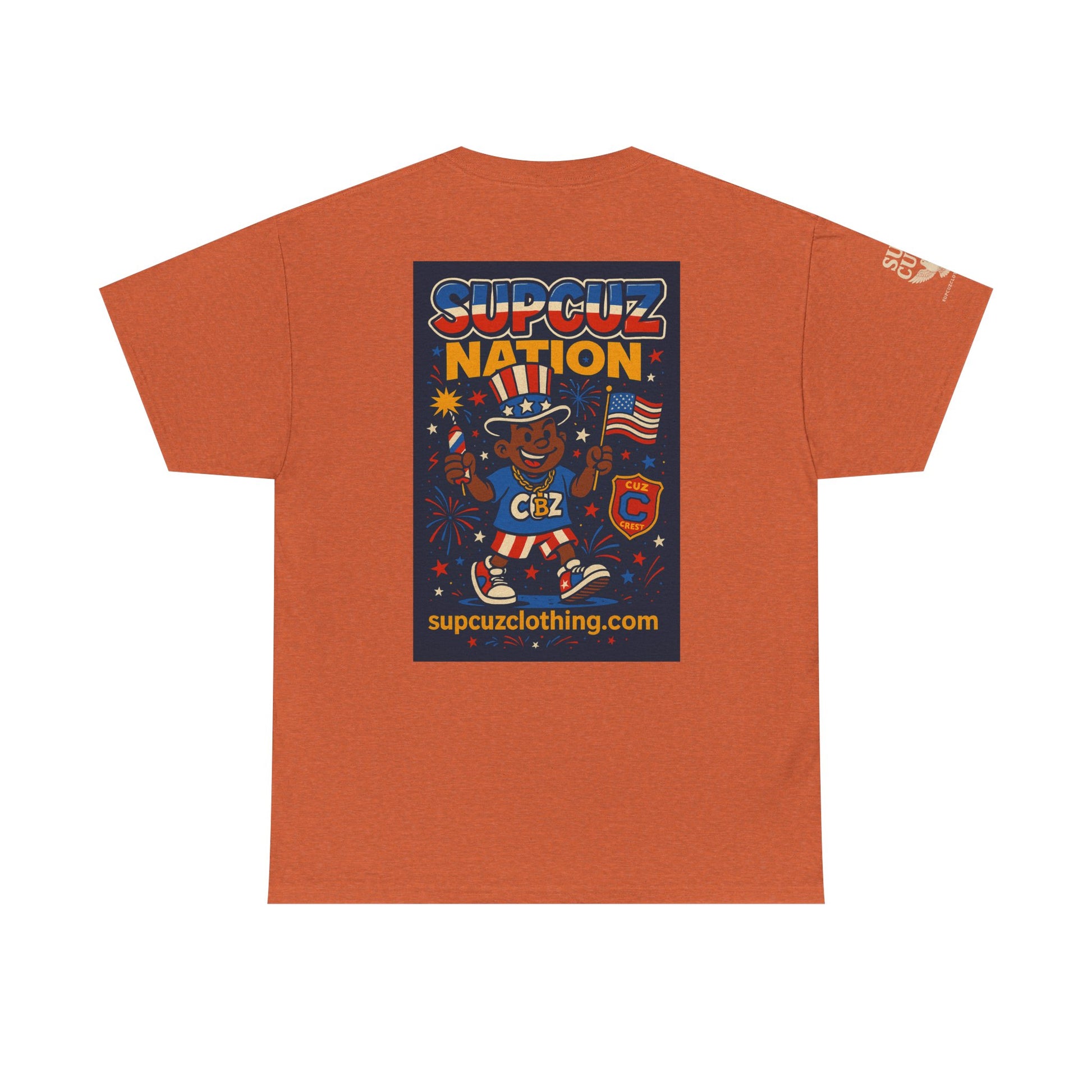 4th of July Launch Tee 1/6 - Unisex Heavy Cotton Tee