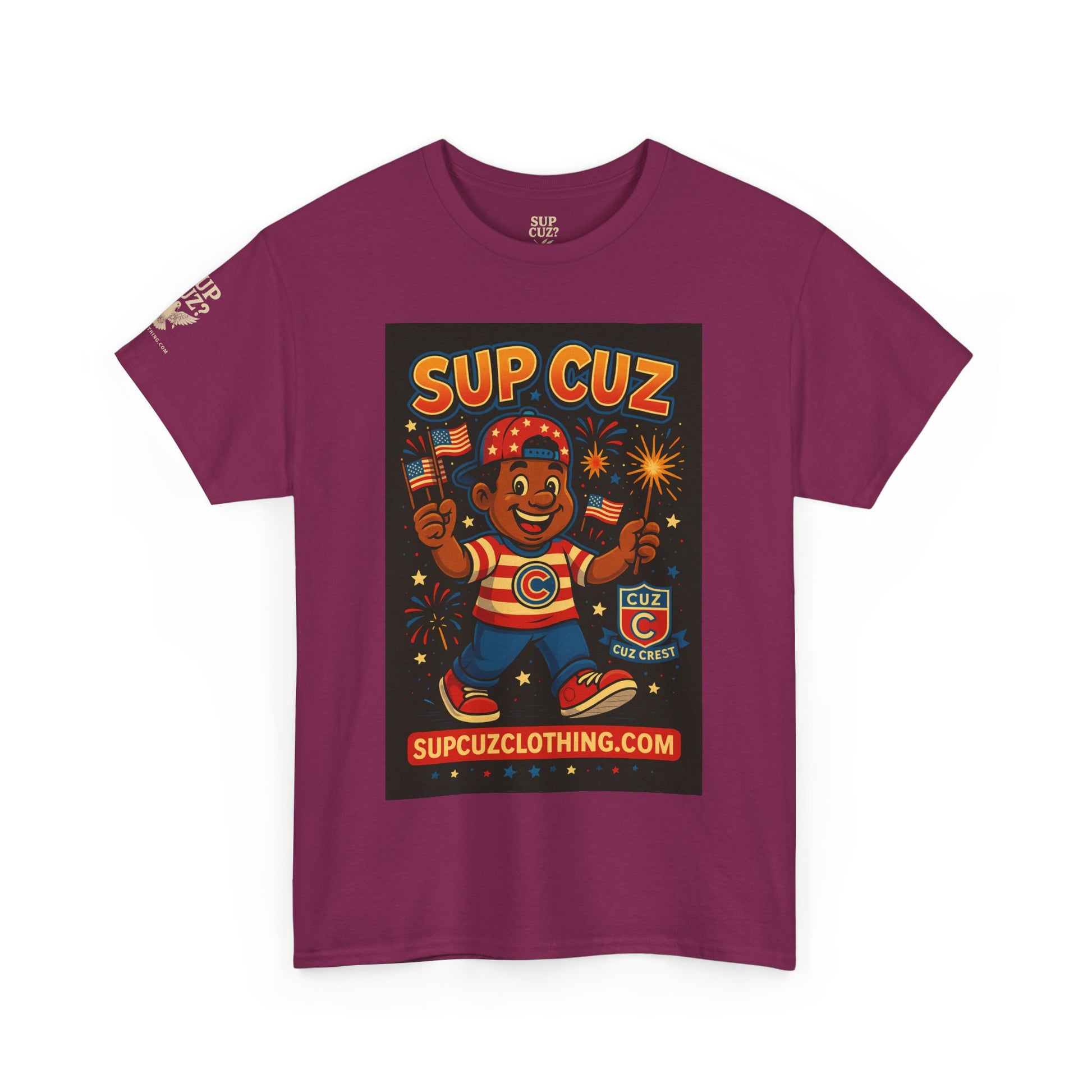 4th of July Launch Tee 3/6 - Unisex Heavy Cotton Tee