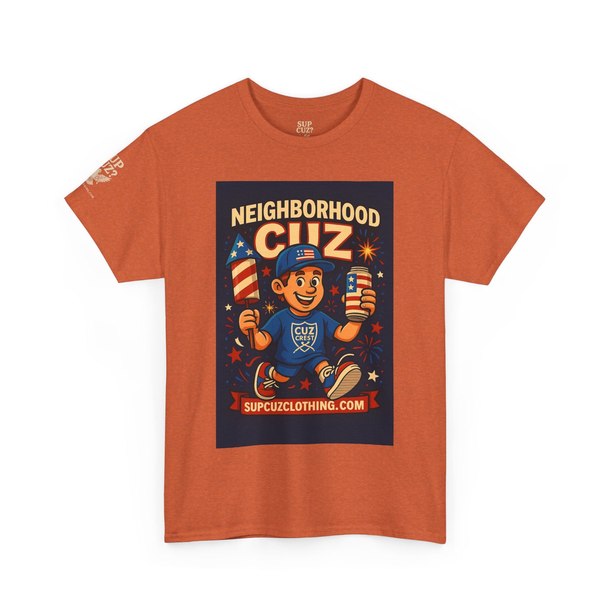 4th of July Launch Tee 5/6 - Unisex Heavy Cotton Tee