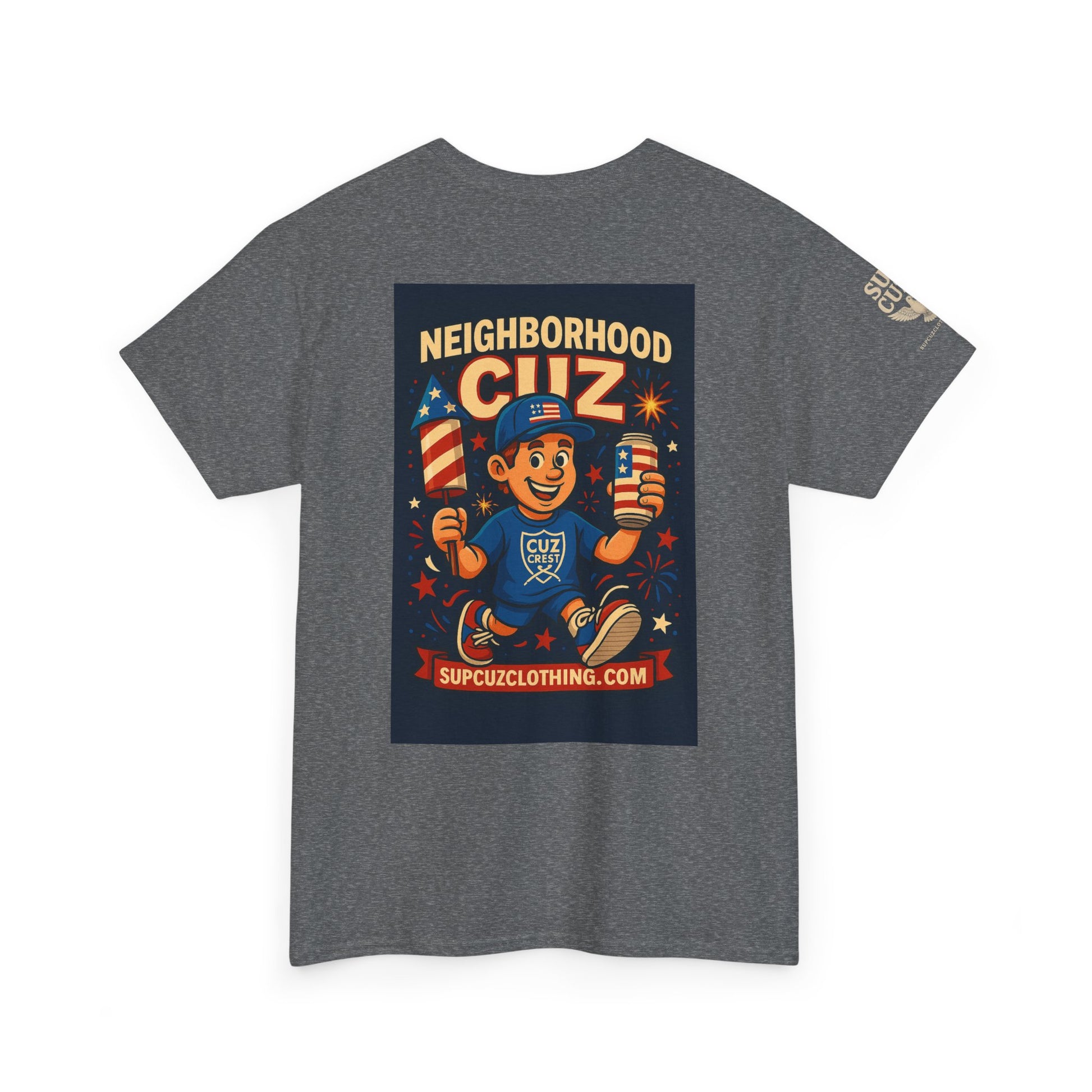 4th of July Launch Tee 5/6 - Unisex Heavy Cotton Tee