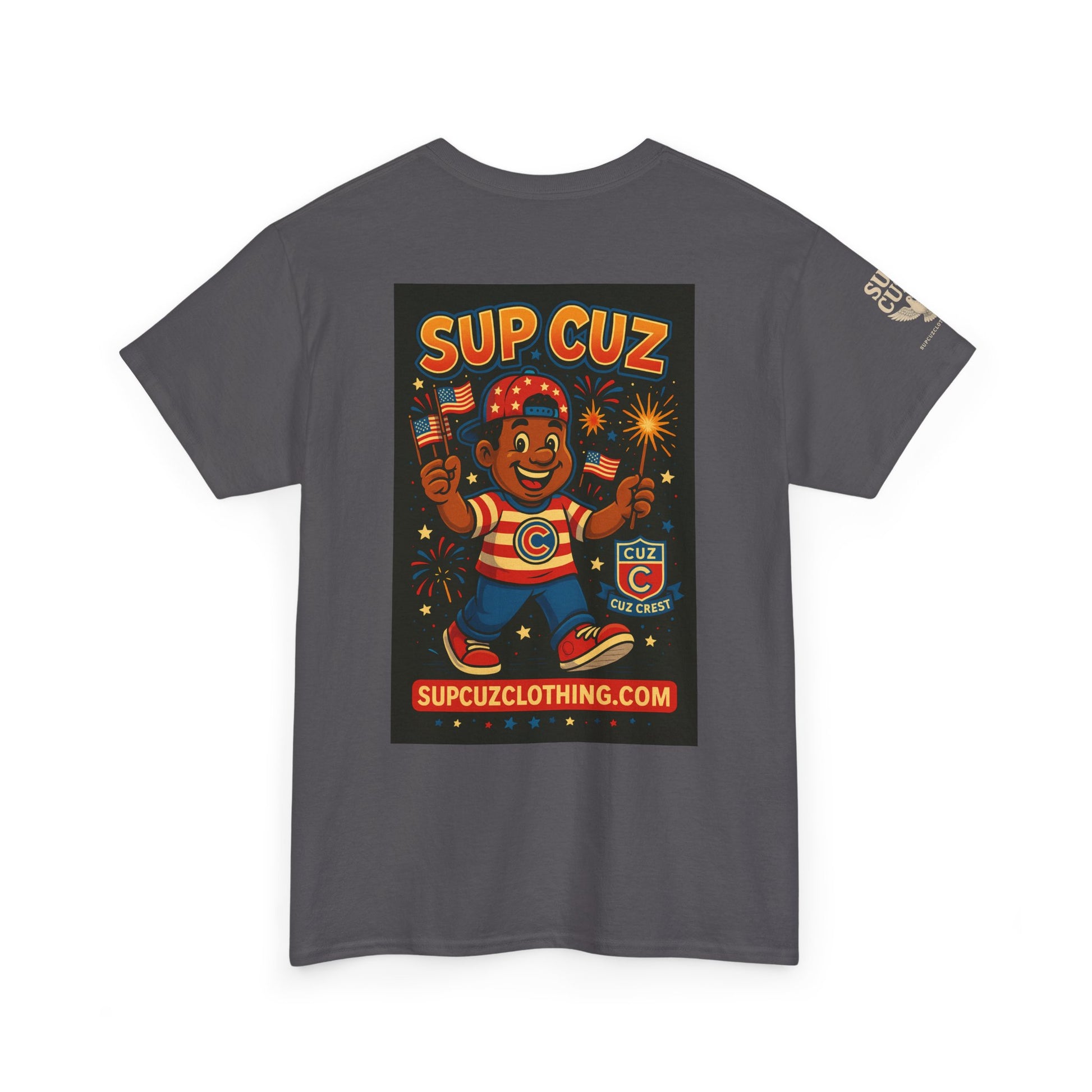 4th of July Launch Tee 3/6 - Unisex Heavy Cotton Tee