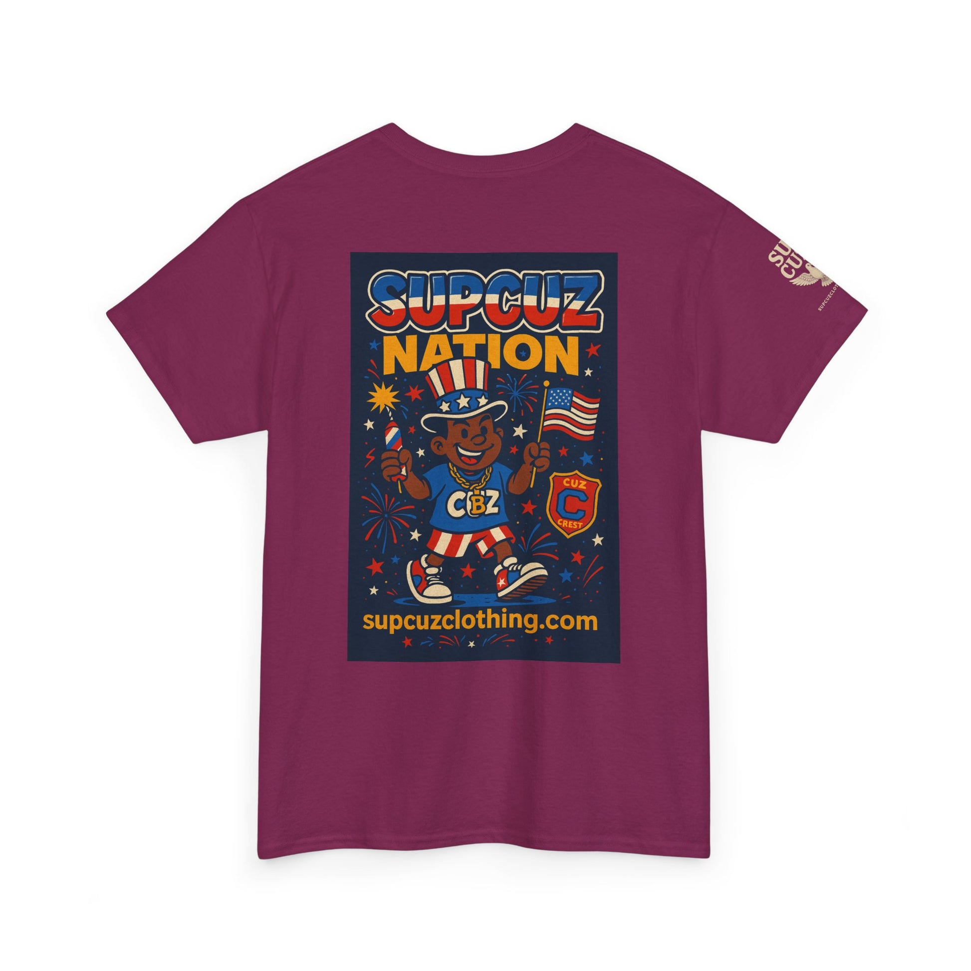 4th of July Launch Tee 1/6 - Unisex Heavy Cotton Tee