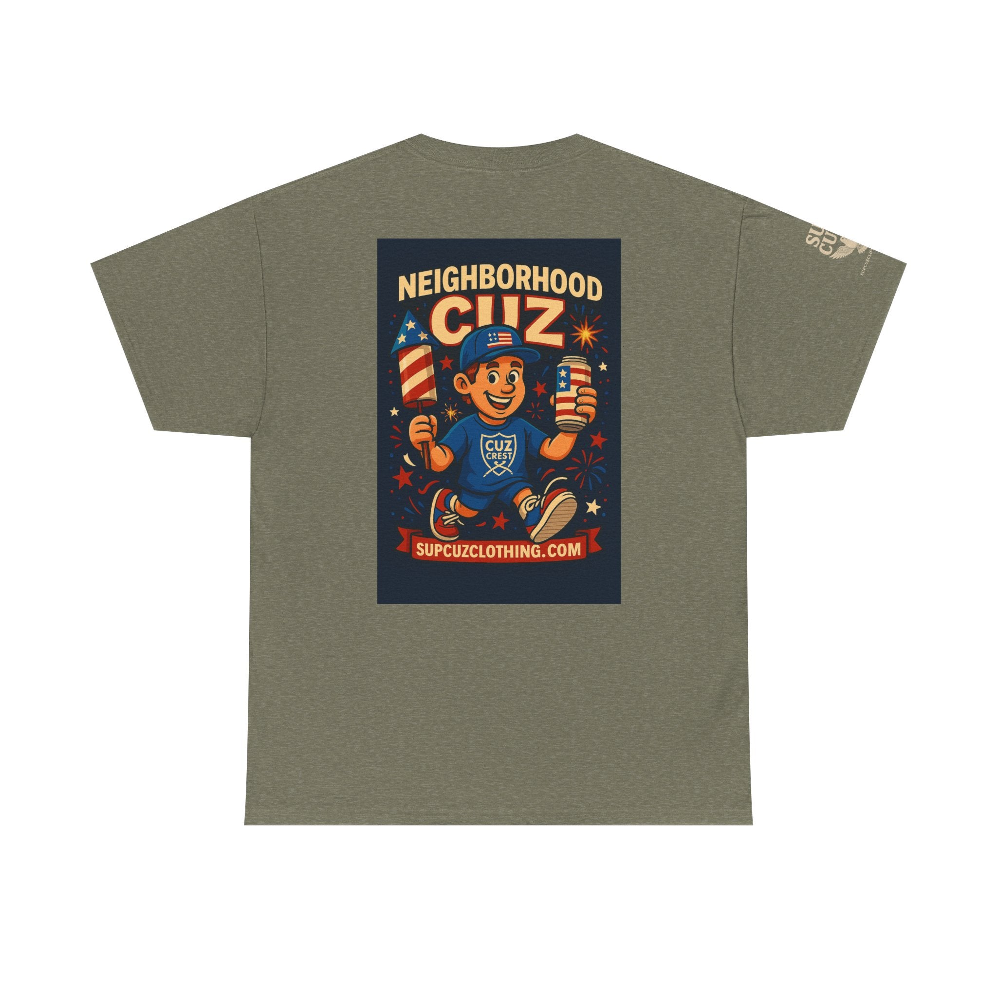 4th of July Launch Tee 5/6 - Unisex Heavy Cotton Tee