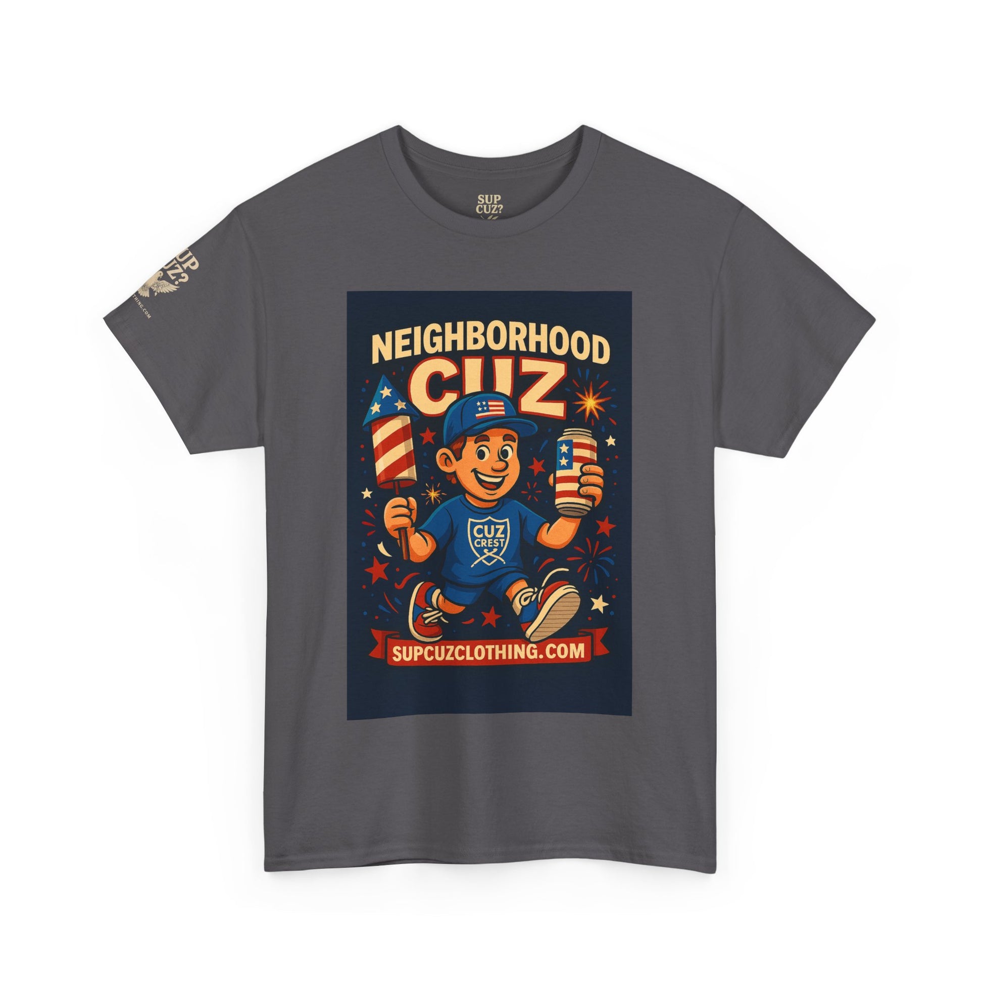 4th of July Launch Tee 5/6 - Unisex Heavy Cotton Tee