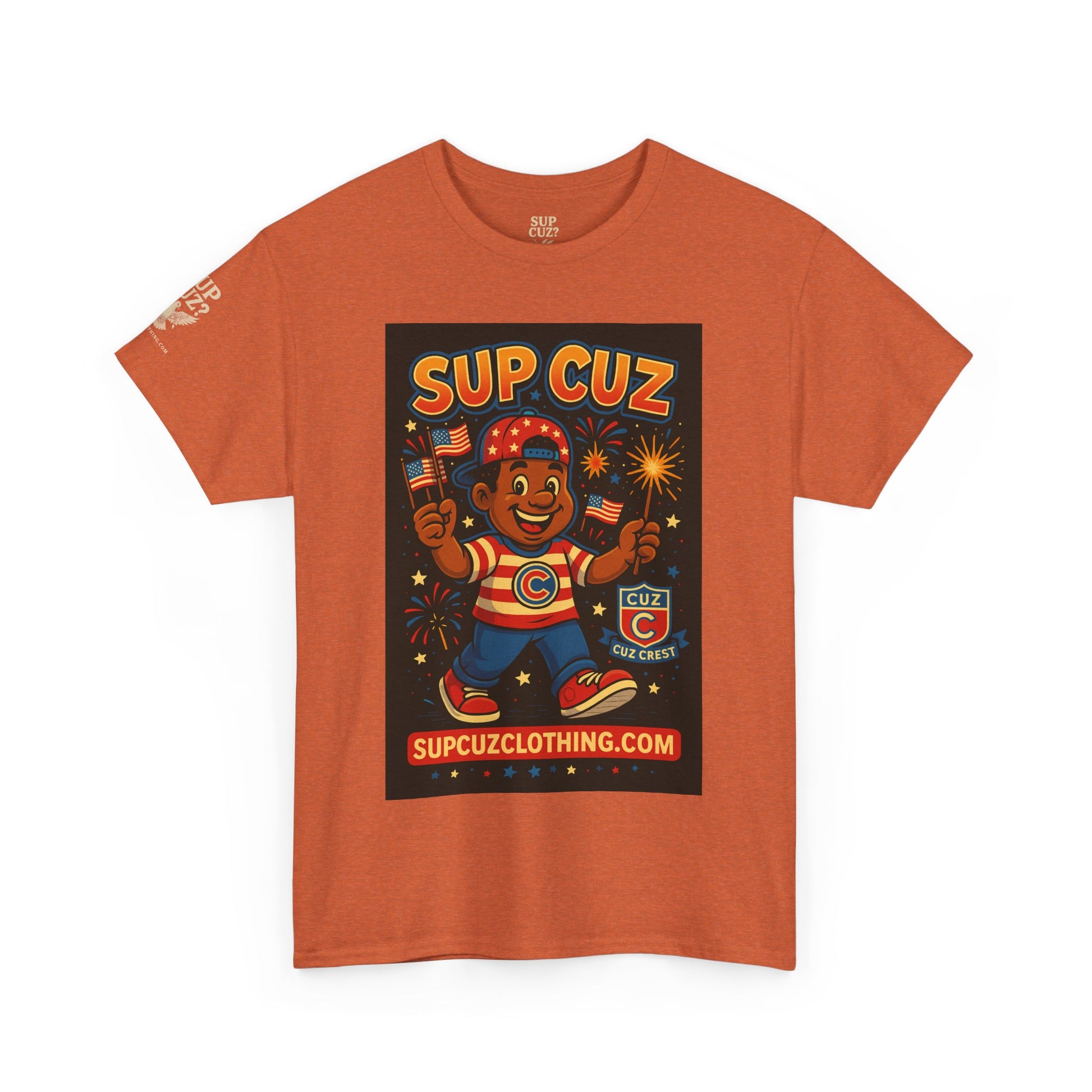 4th of July Launch Tee 3/6 - Unisex Heavy Cotton Tee