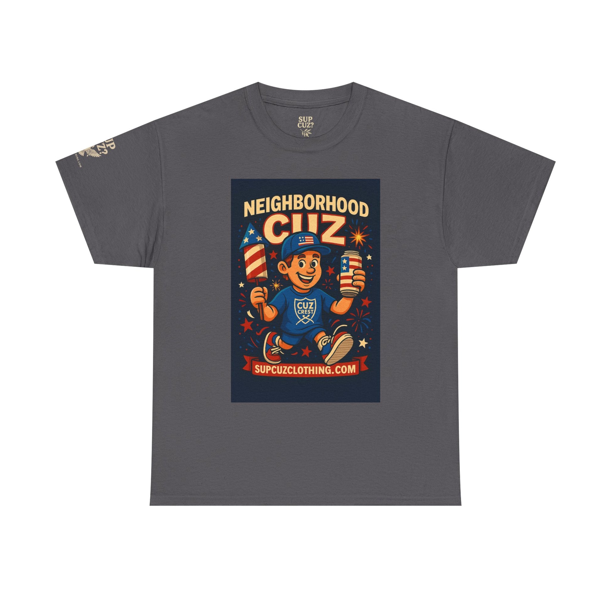 4th of July Launch Tee 5/6 - Unisex Heavy Cotton Tee