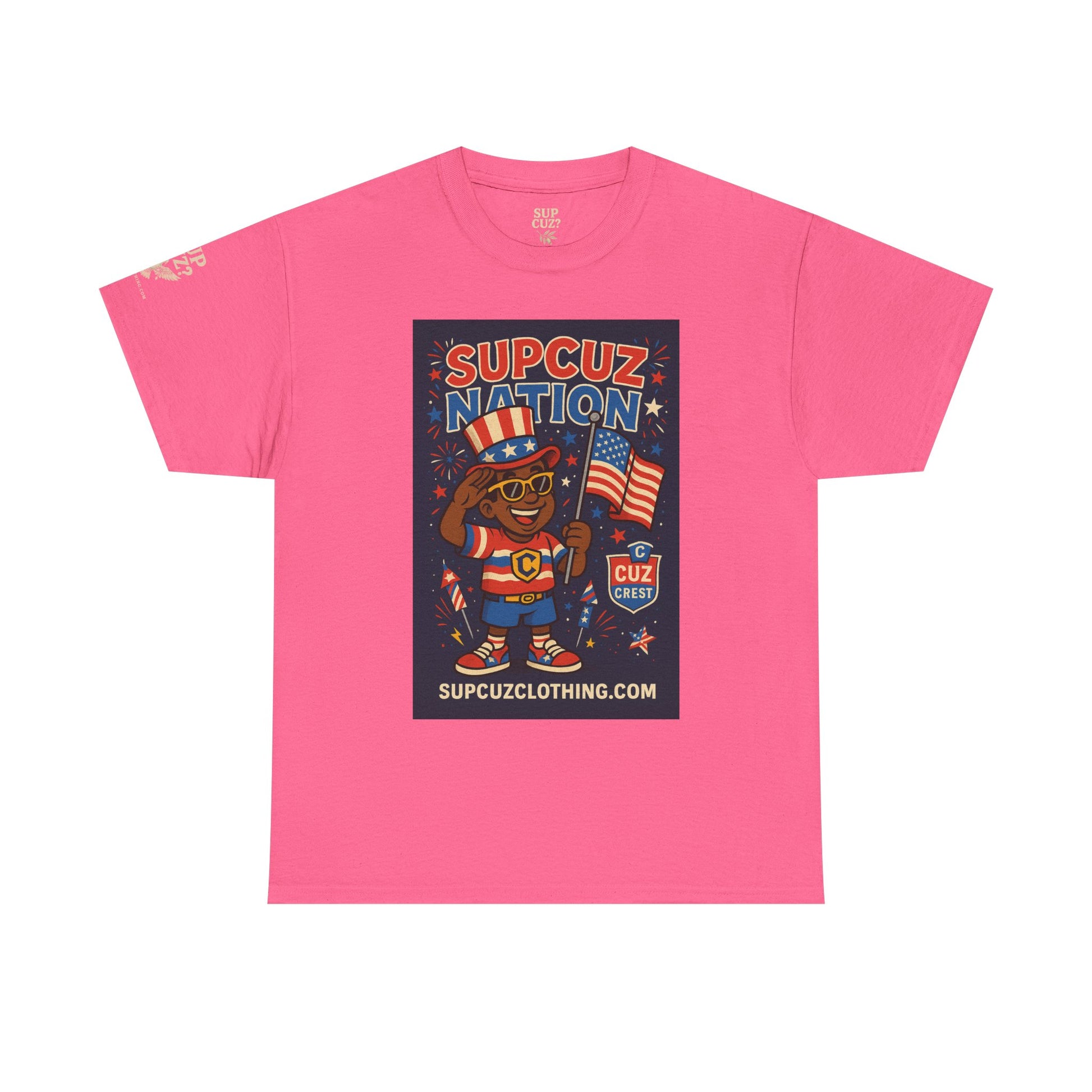4th of July Launch Tee 2/6 - Unisex Heavy Cotton Tee