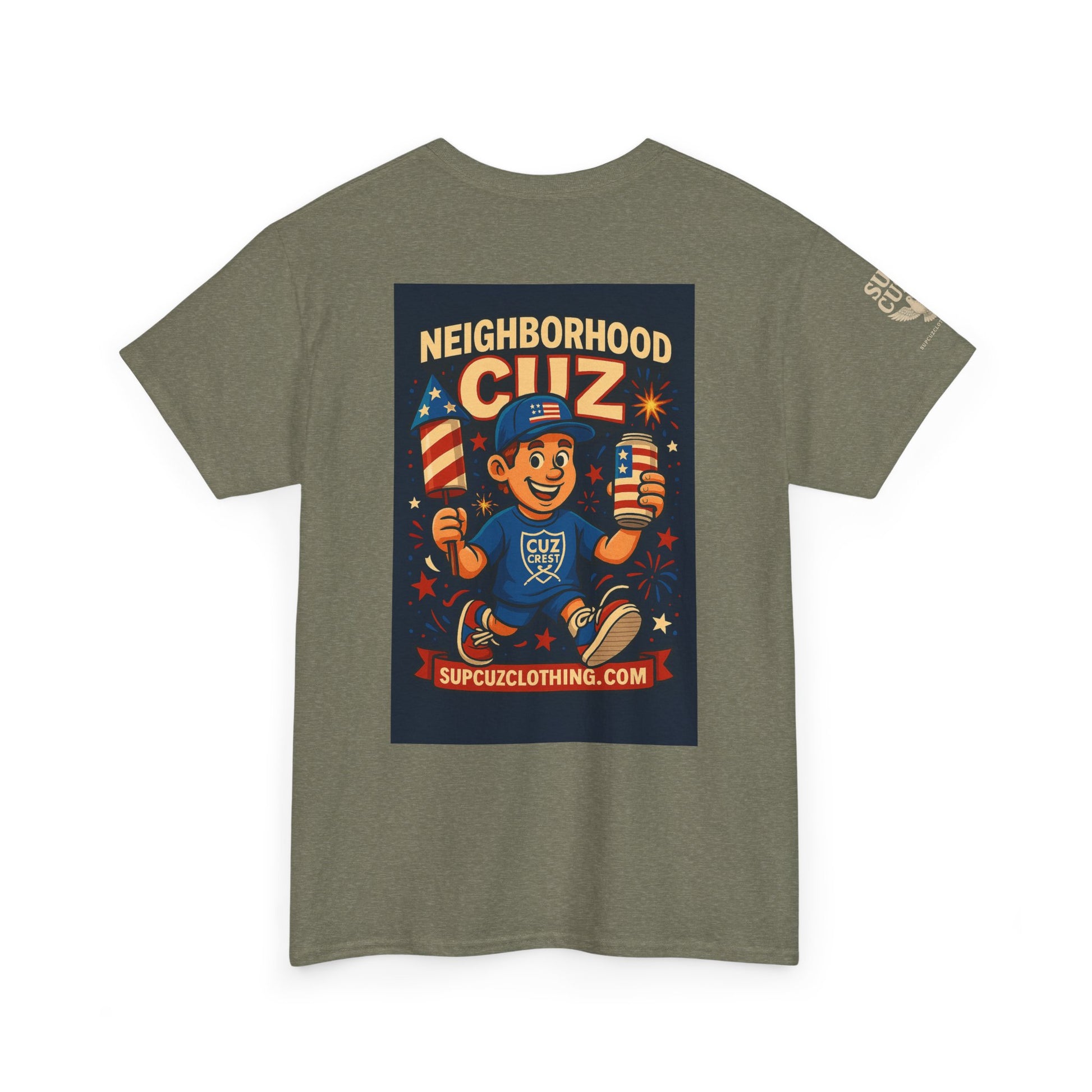 4th of July Launch Tee 5/6 - Unisex Heavy Cotton Tee
