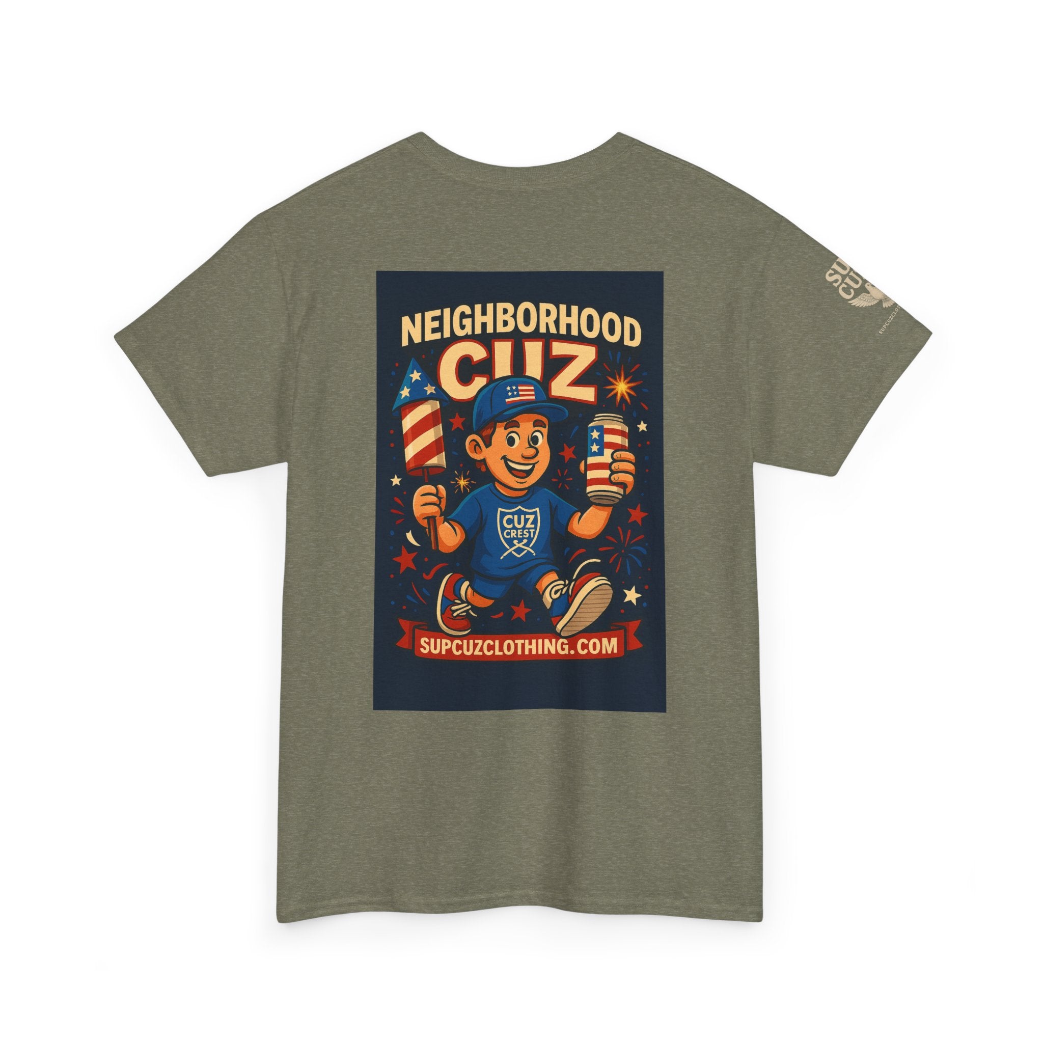 4th of July Launch Tee 5/6 - Unisex Heavy Cotton Tee
