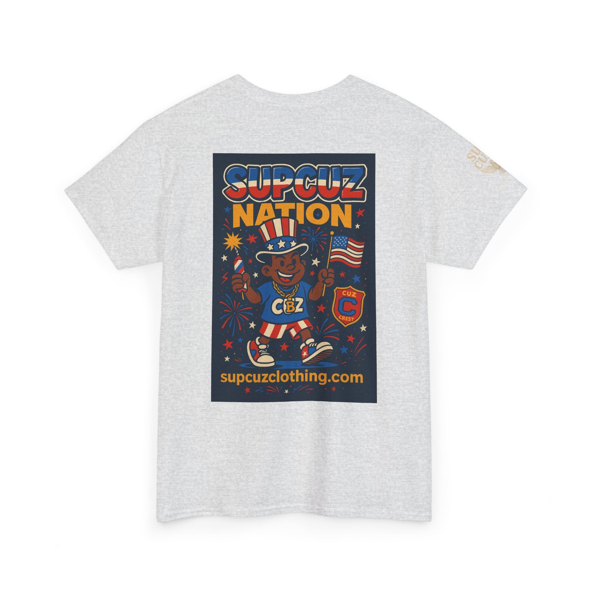 4th of July Launch Tee 1/6 - Unisex Heavy Cotton Tee