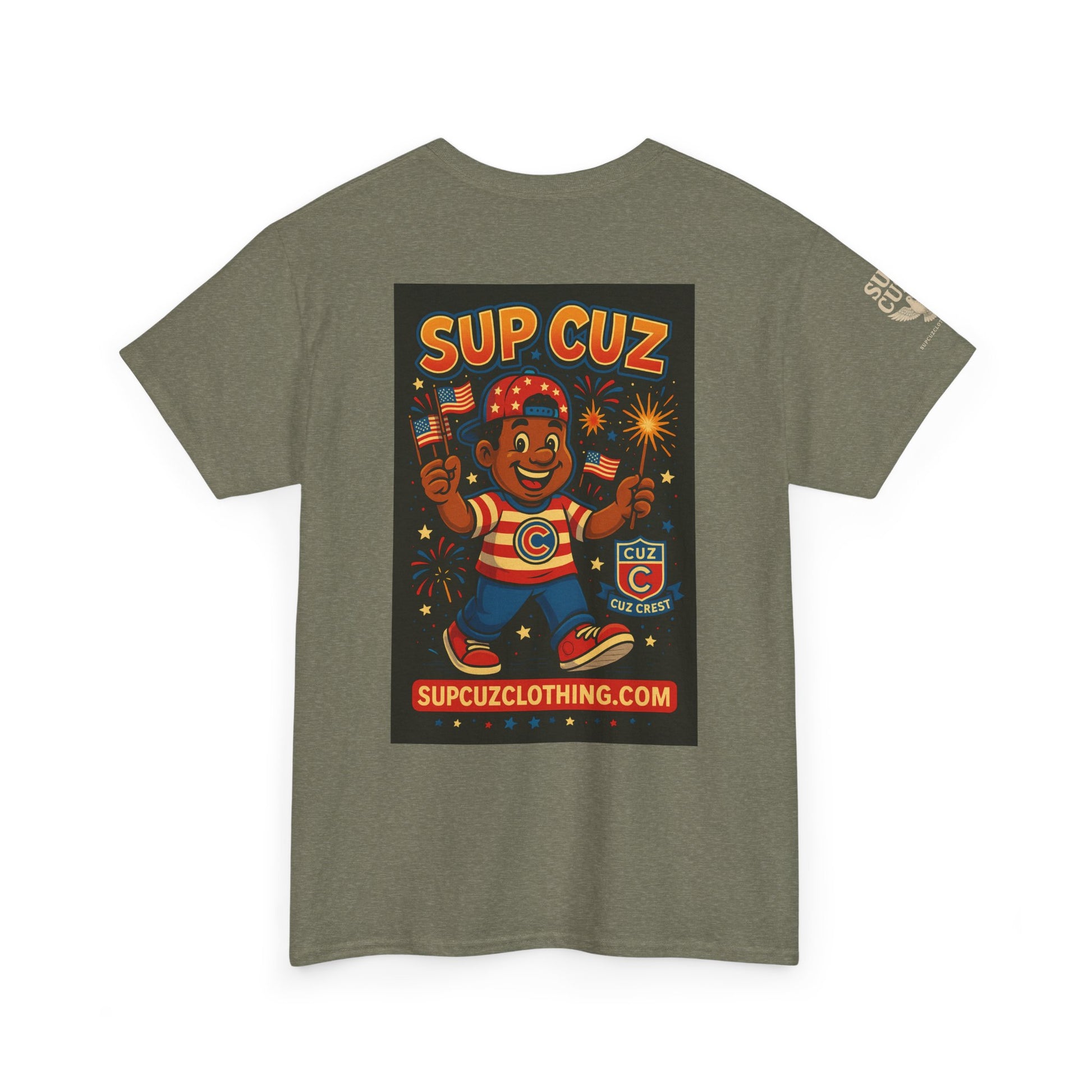 4th of July Launch Tee 3/6 - Unisex Heavy Cotton Tee
