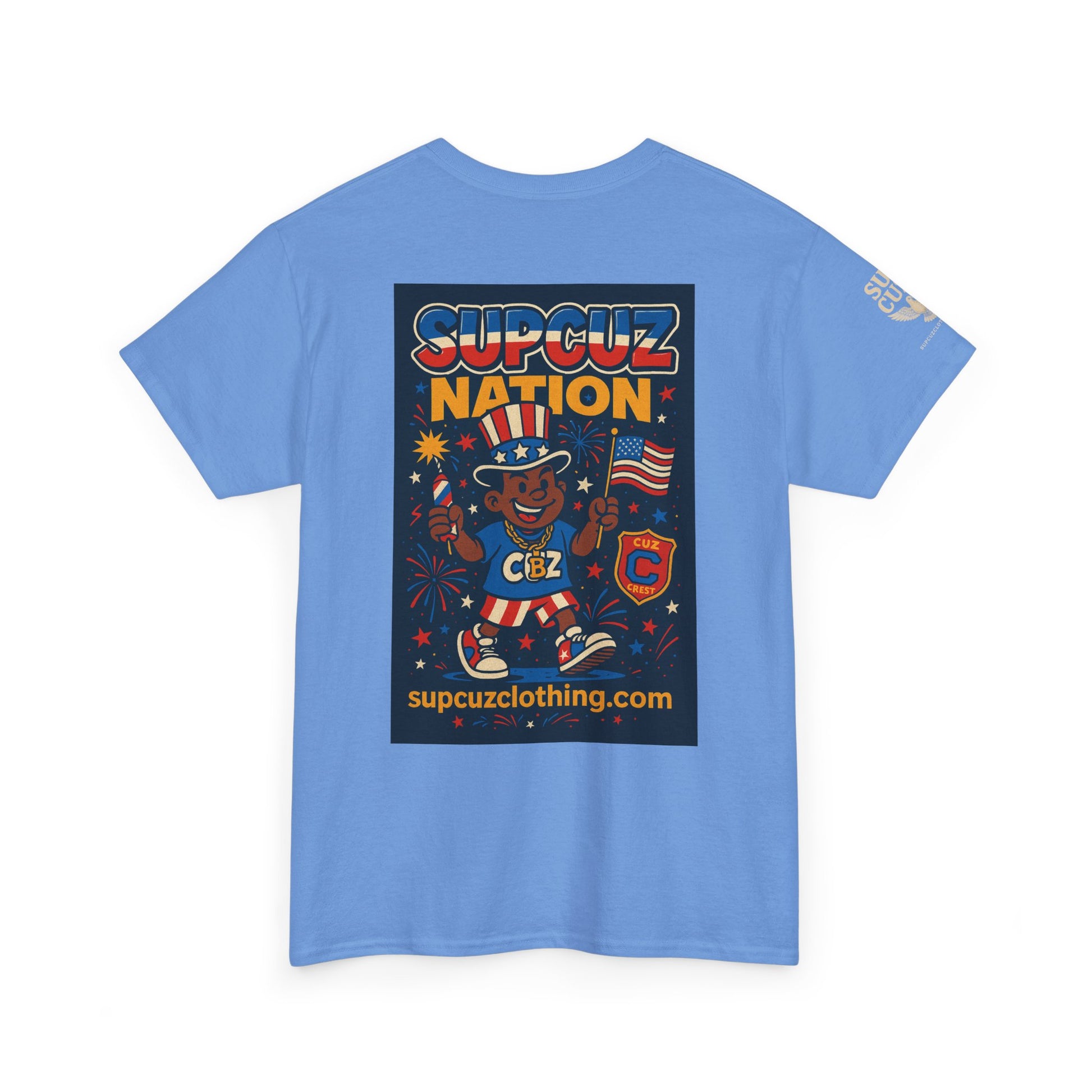 4th of July Launch Tee 1/6 - Unisex Heavy Cotton Tee
